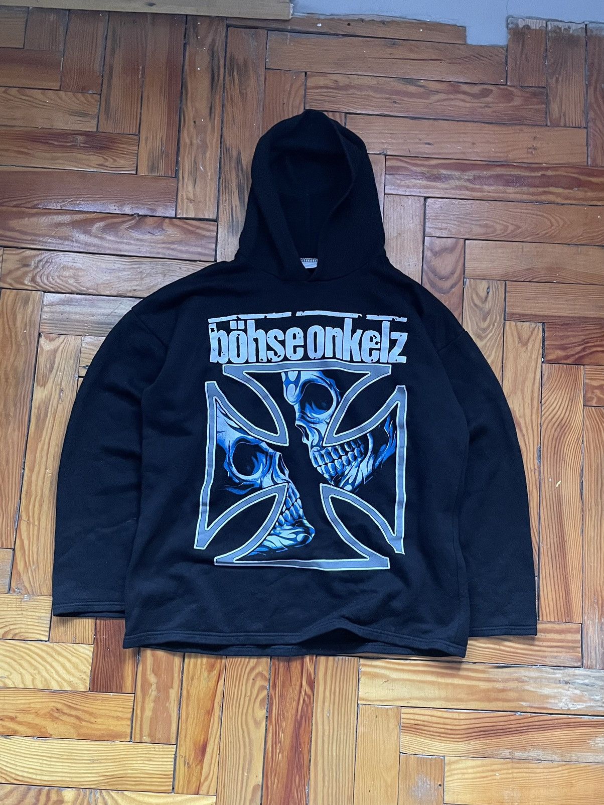 Japanese Brand Vintage bohze onkelz West Coast choppers style hoodie Size US L / EU 52-54 / 3 - 2 Thumbnail
