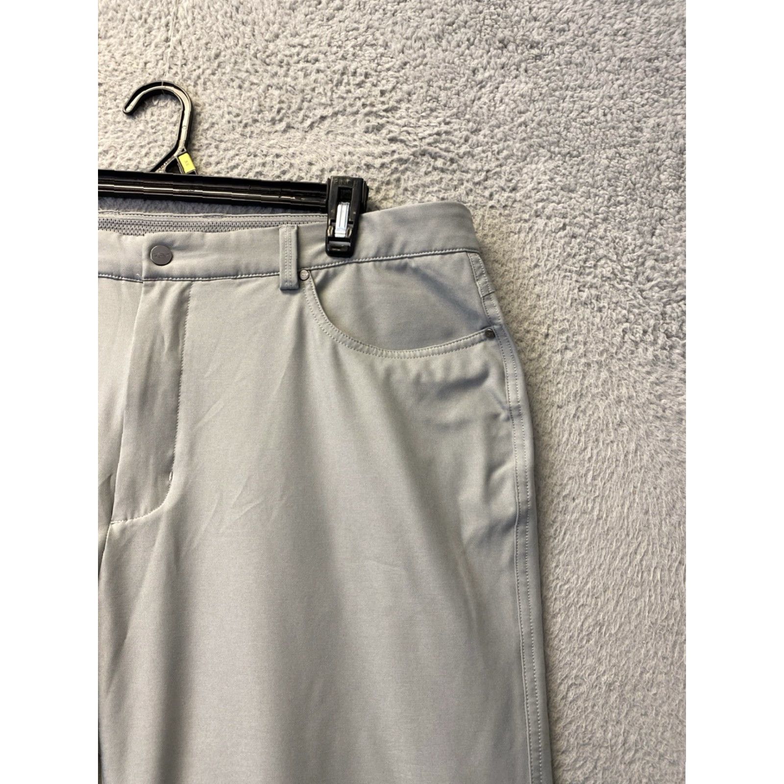 Vintage Greg Norman Men's Ultimate 5-Pocket Clubhouse Golf Pants ML75 38x32 Gray/129-15 Size US 38 / EU 54 - 6 Thumbnail