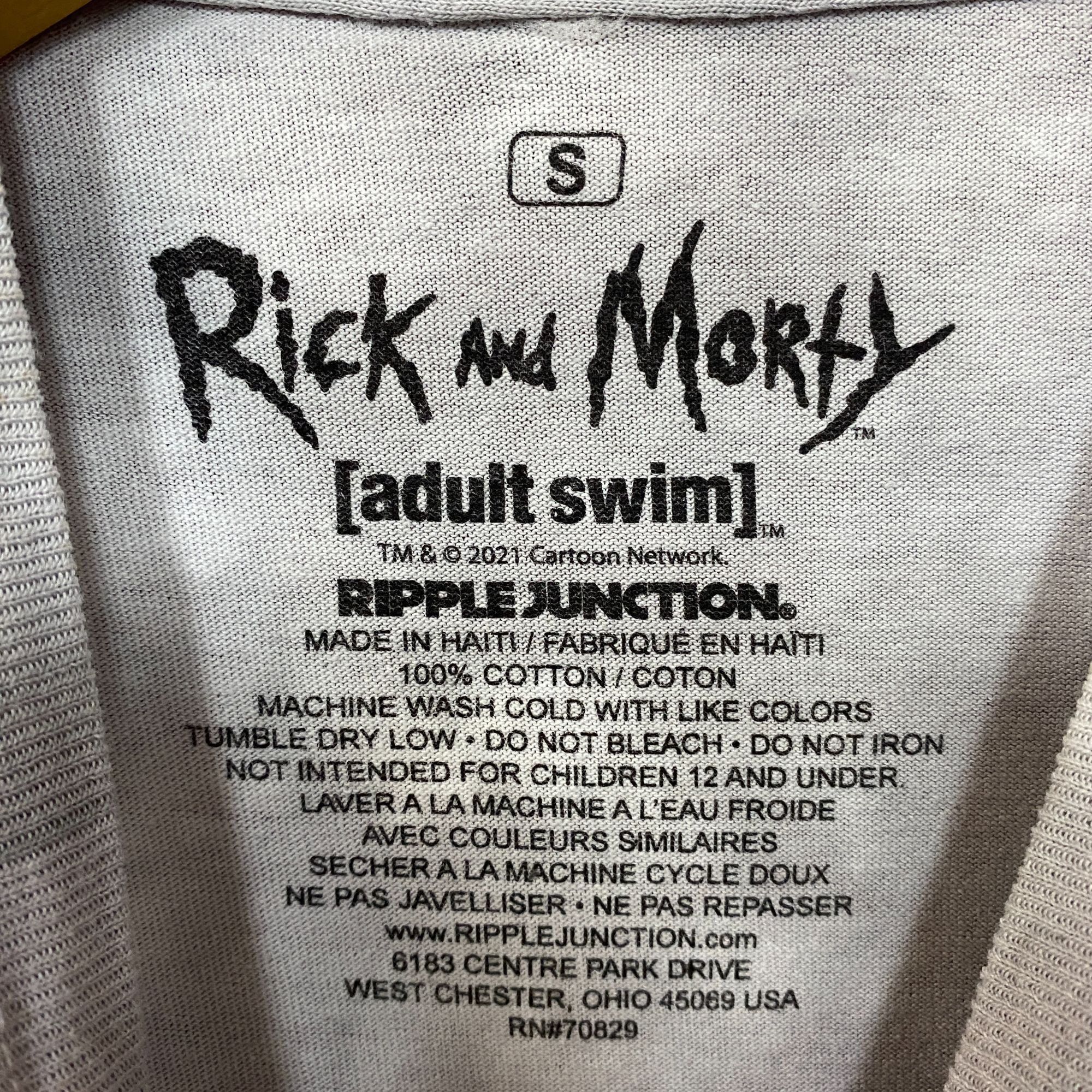 Ripple Junction Rick and Morty Infected tiedye Tshirt size Small Size US S / EU 44-46 / 1 - 4 Thumbnail