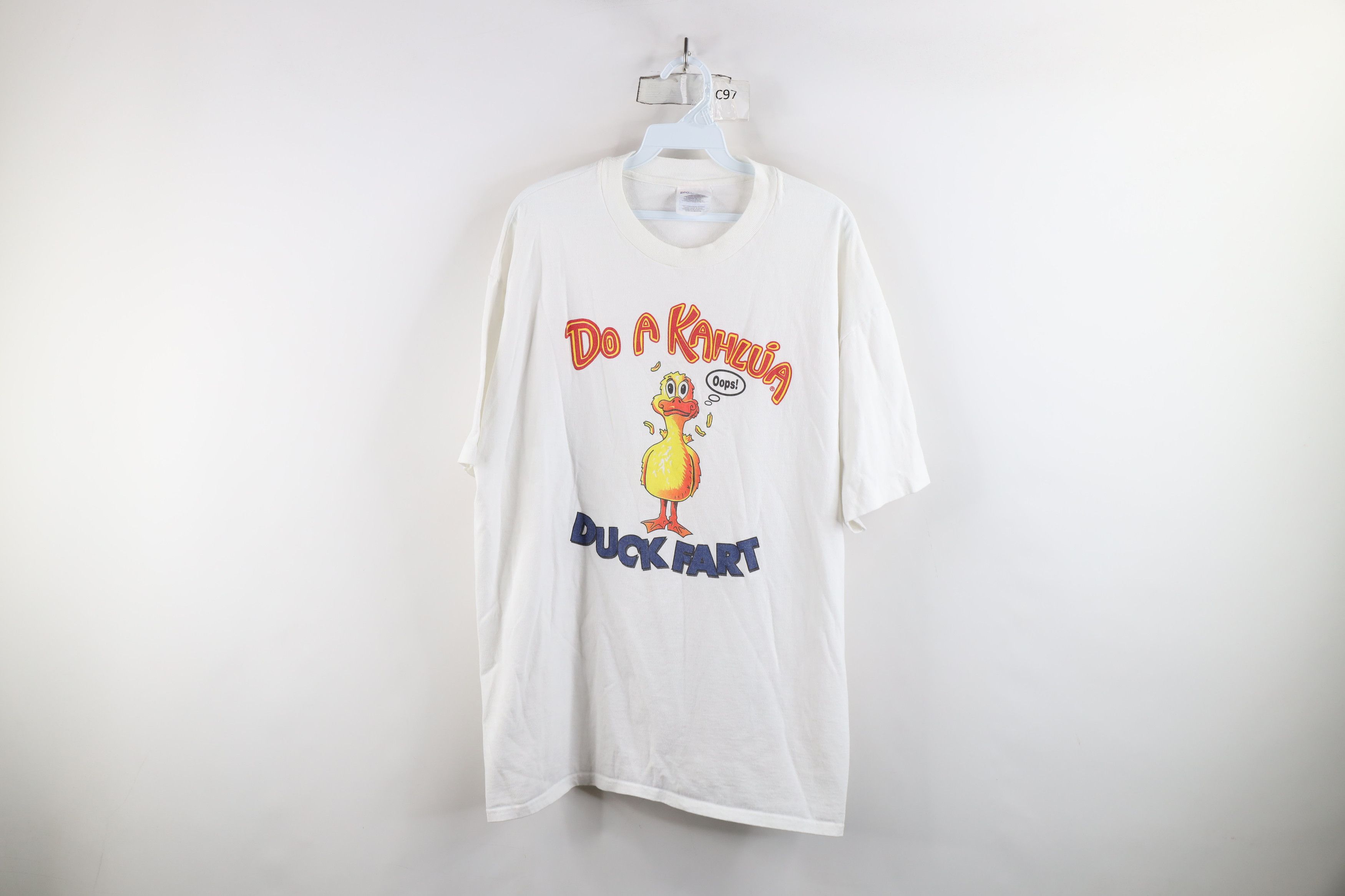Vintage Vintage 90s Streetwear Kahlua Duck Fart Mixed Drink T-Shirt Size US XL / EU 56 / 4 - 1 Thumbnail