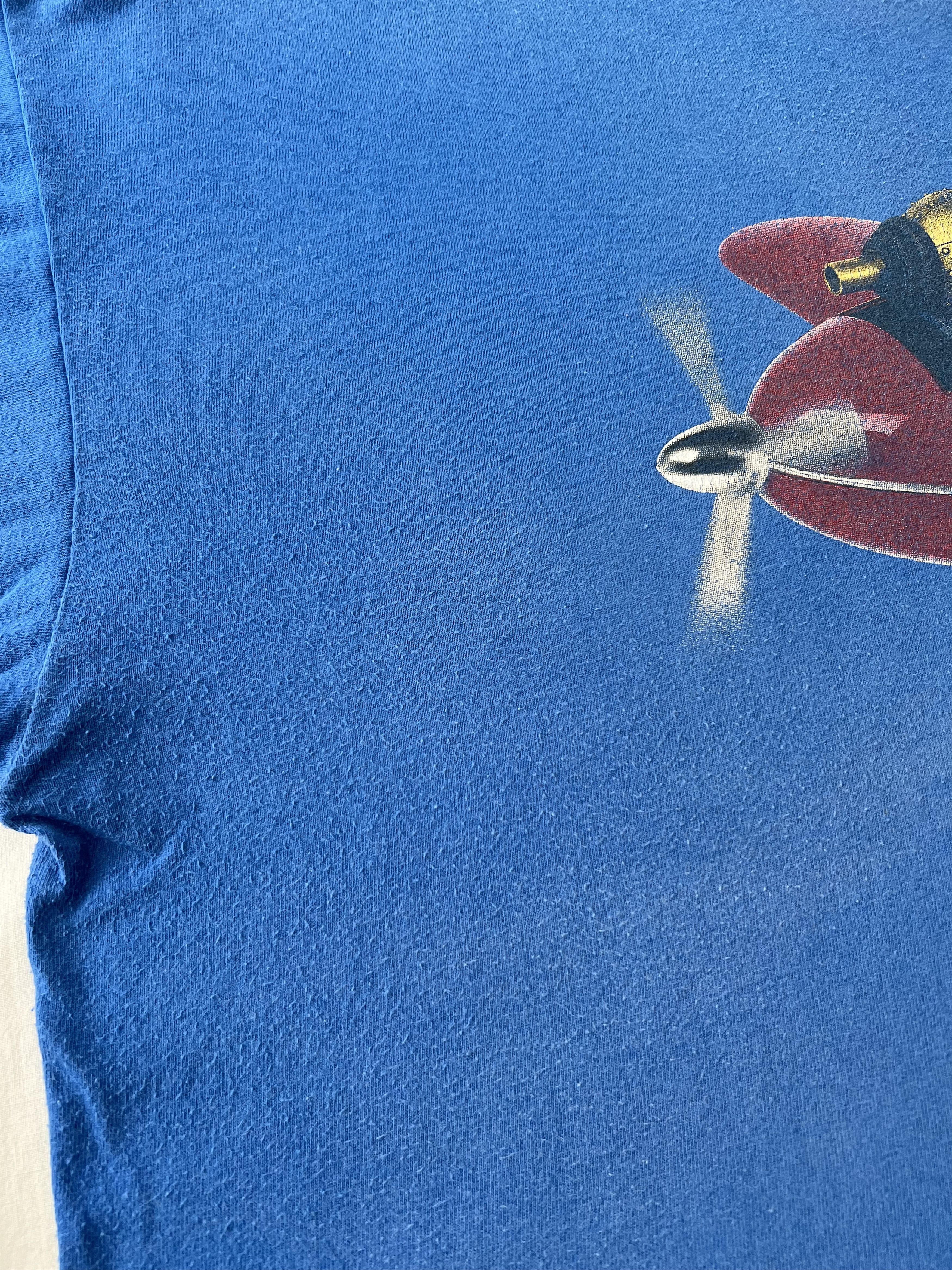 Cartoon Network Vintage 1989 Wallace and Gromit Cartoon Blue T-shirt Size US XL / EU 56 / 4 - 9 Thumbnail