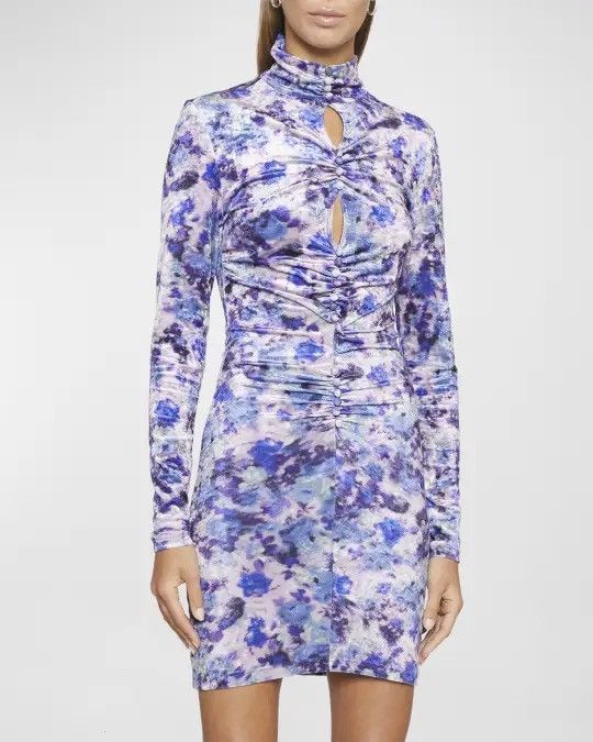 Isabel Marant Isabel Marant Gram floral velvet dre Size S / US 4 / IT 40 - 2 Thumbnail