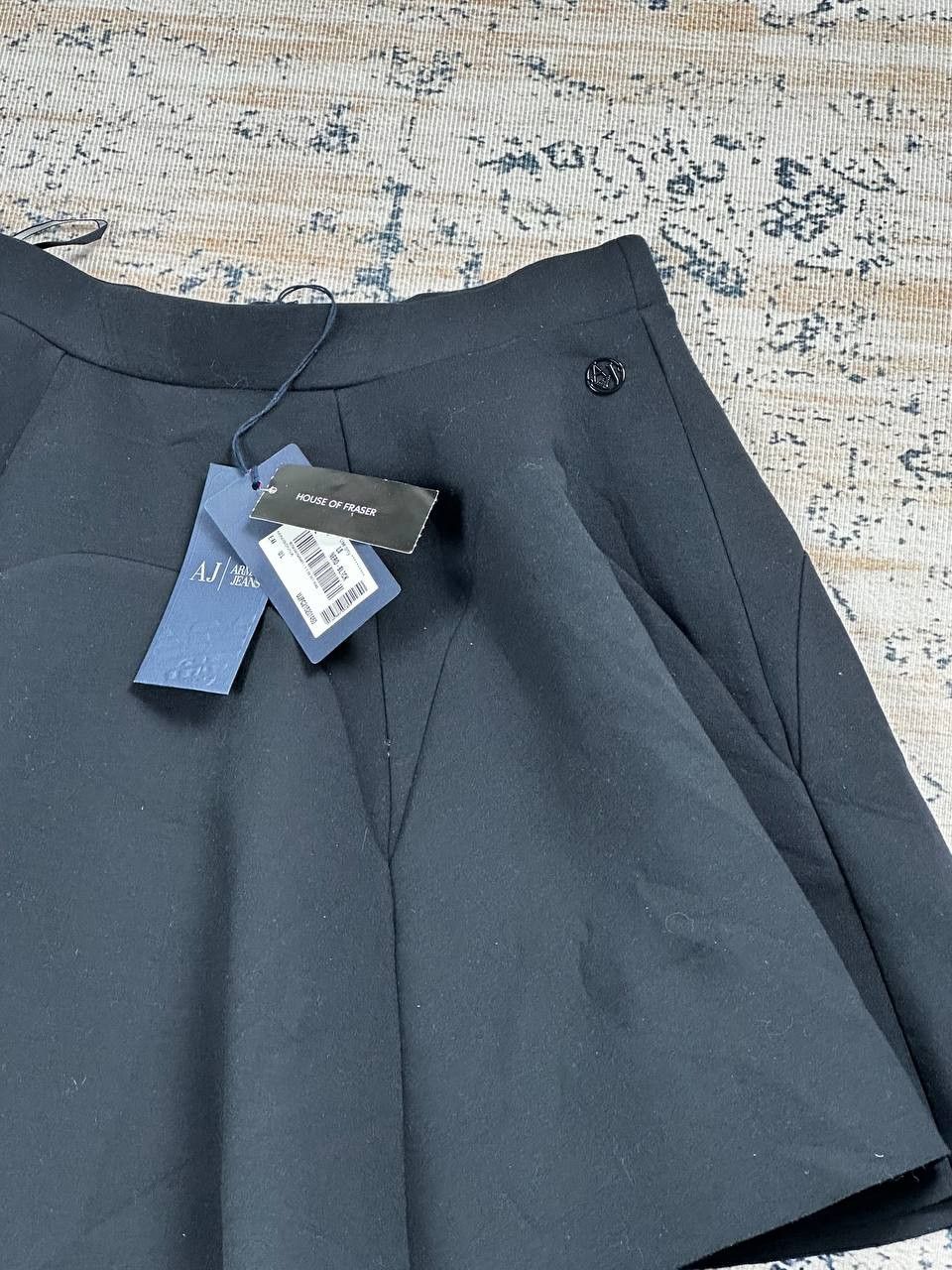 Giorgio Armani × Vintage NEW Wide Armani Jeans Navy Mini Skirt Size 32" / US 10 / IT 46 - 3 Thumbnail