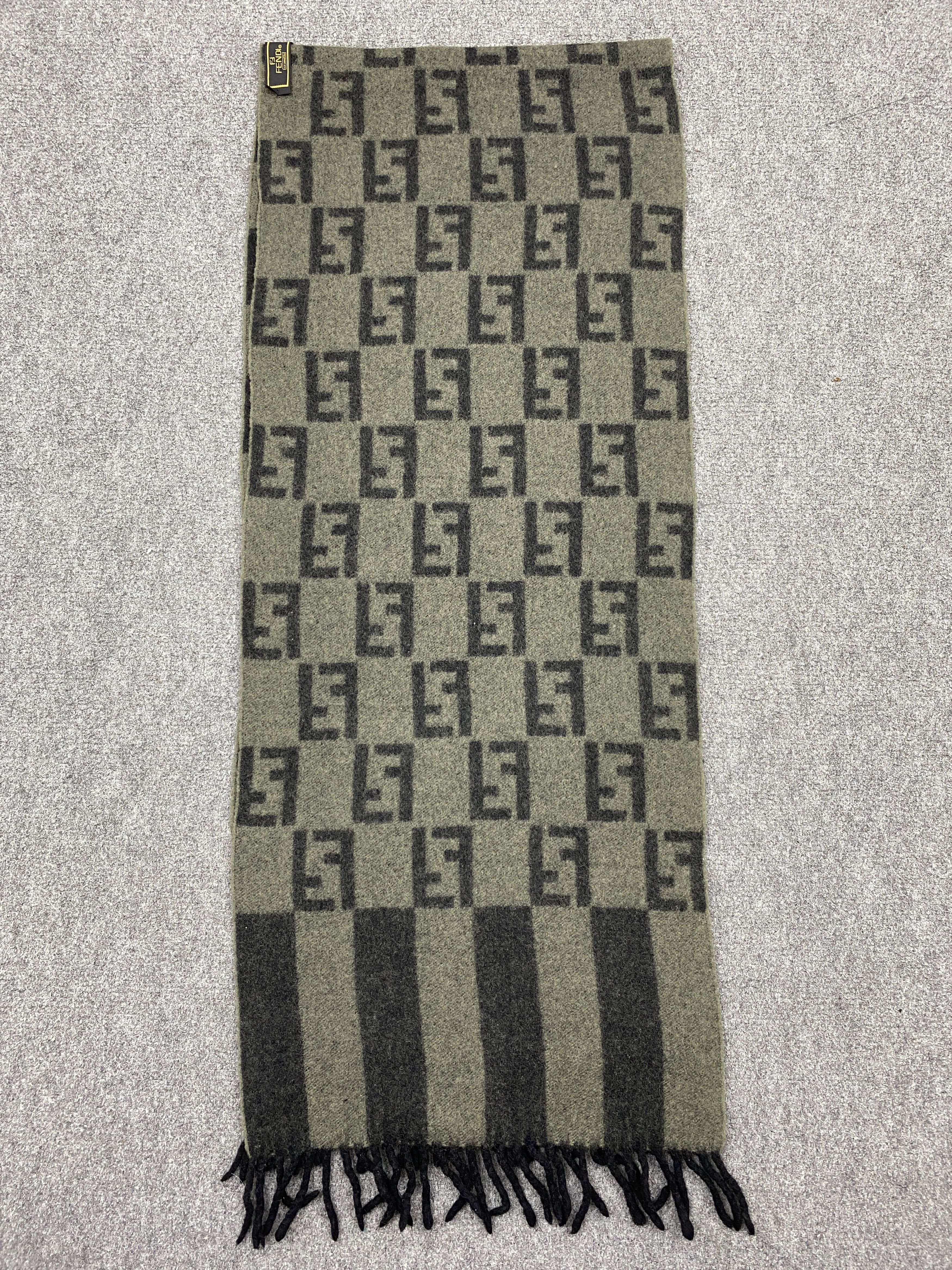 Fendi Vintage Fendi Monogram Scarf/Muffler -SC0103 Size ONE SIZE - 2 Thumbnail