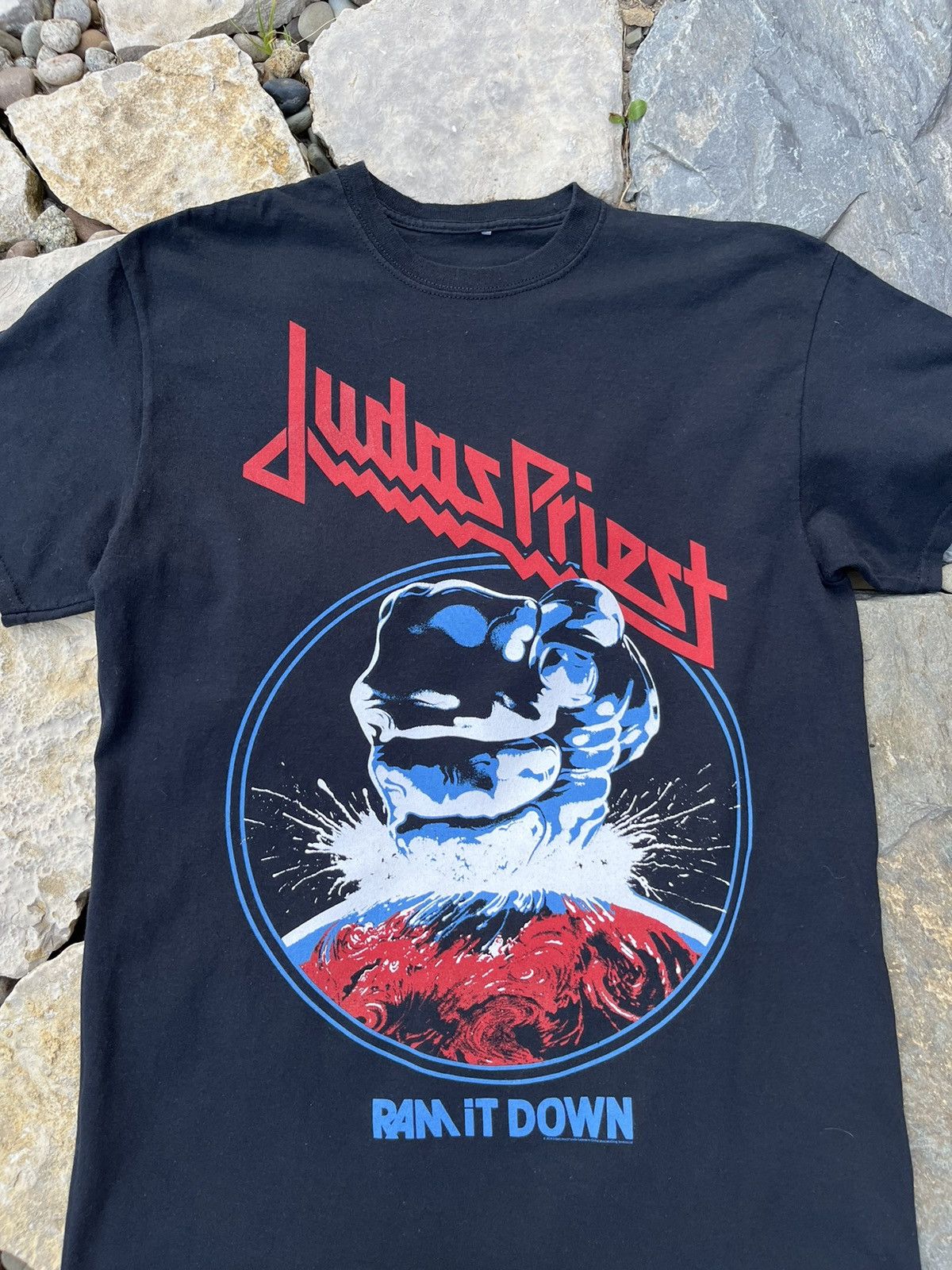Band Tees × Judas Priest Judas Priest y2k 2019 ram it down tee band metal t-shirt Size US S / EU 44-46 / 1 - 4 Thumbnail