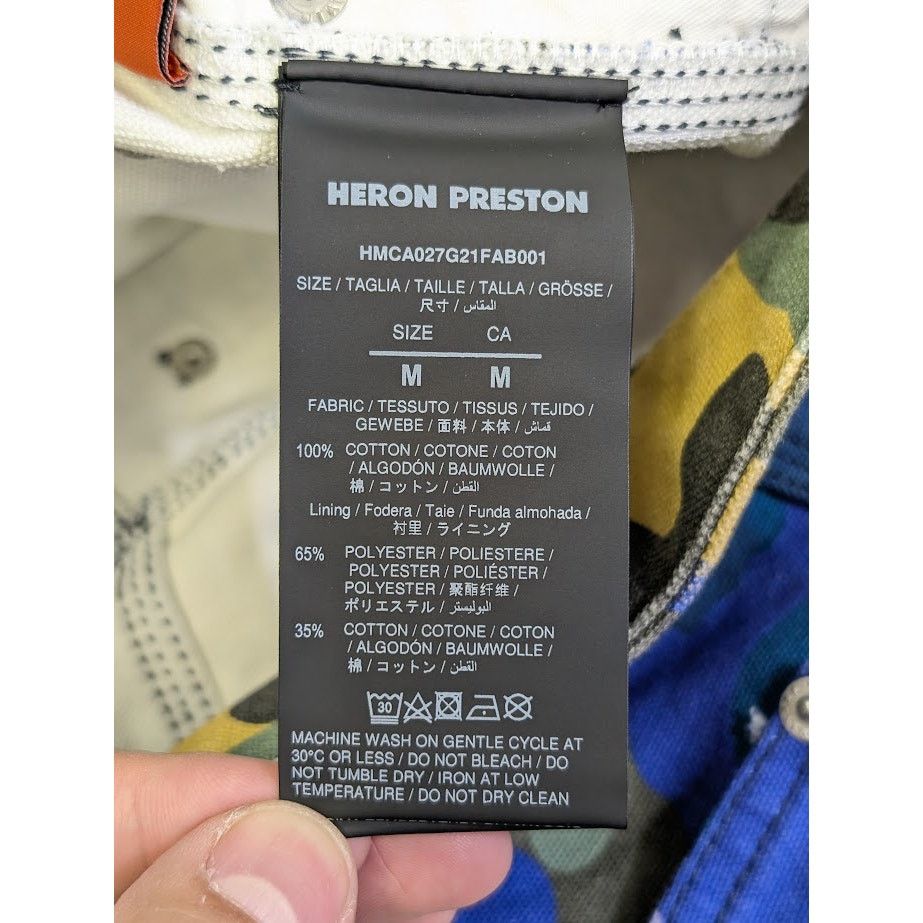 Bape × Heron Preston o1rshd1 Camou Worker Pant Camouflage in Multicolor Size US 32 / EU 48 - 20 Thumbnail