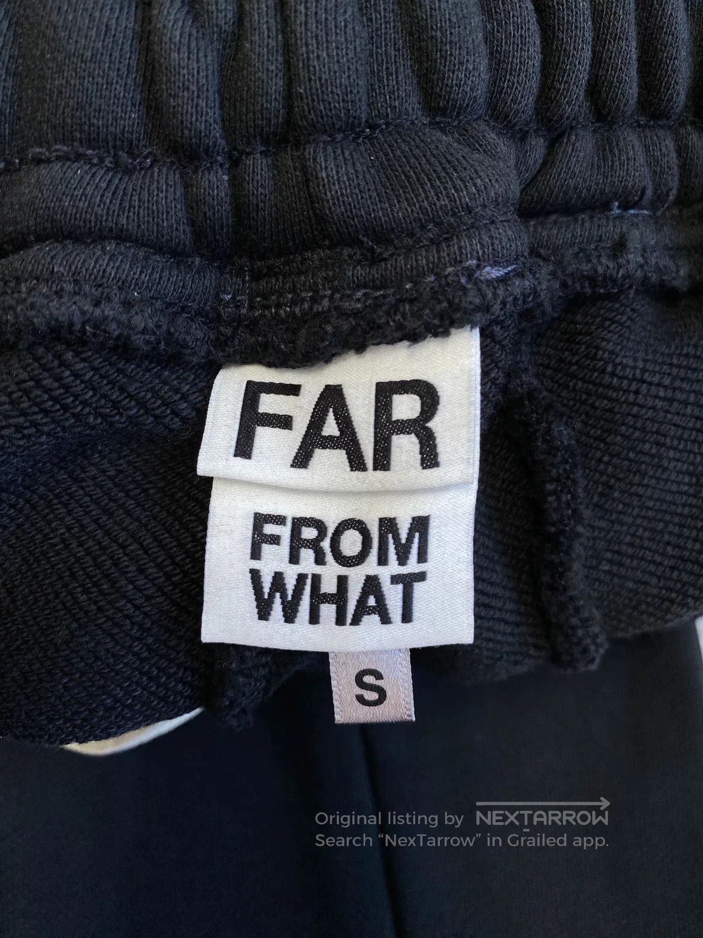 Far Afield black 3D pocket pants with flared hem. Size 23" - 7 Thumbnail