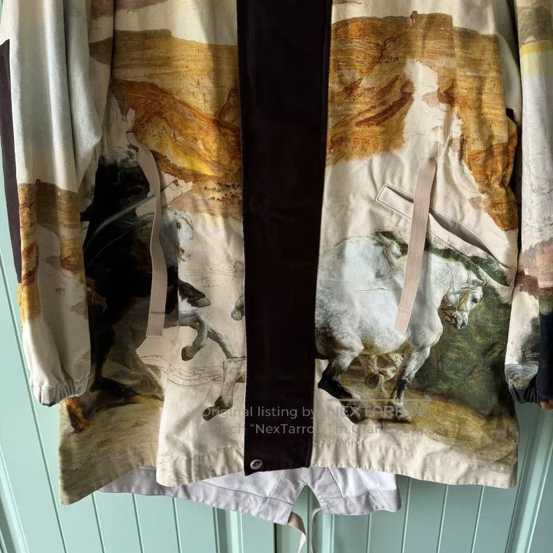 Acne Studios Acne Studios Pony Pattern Oil Painting Print Shirt Jacket, Size US S / EU 44-46 / 1 - 7 Thumbnail