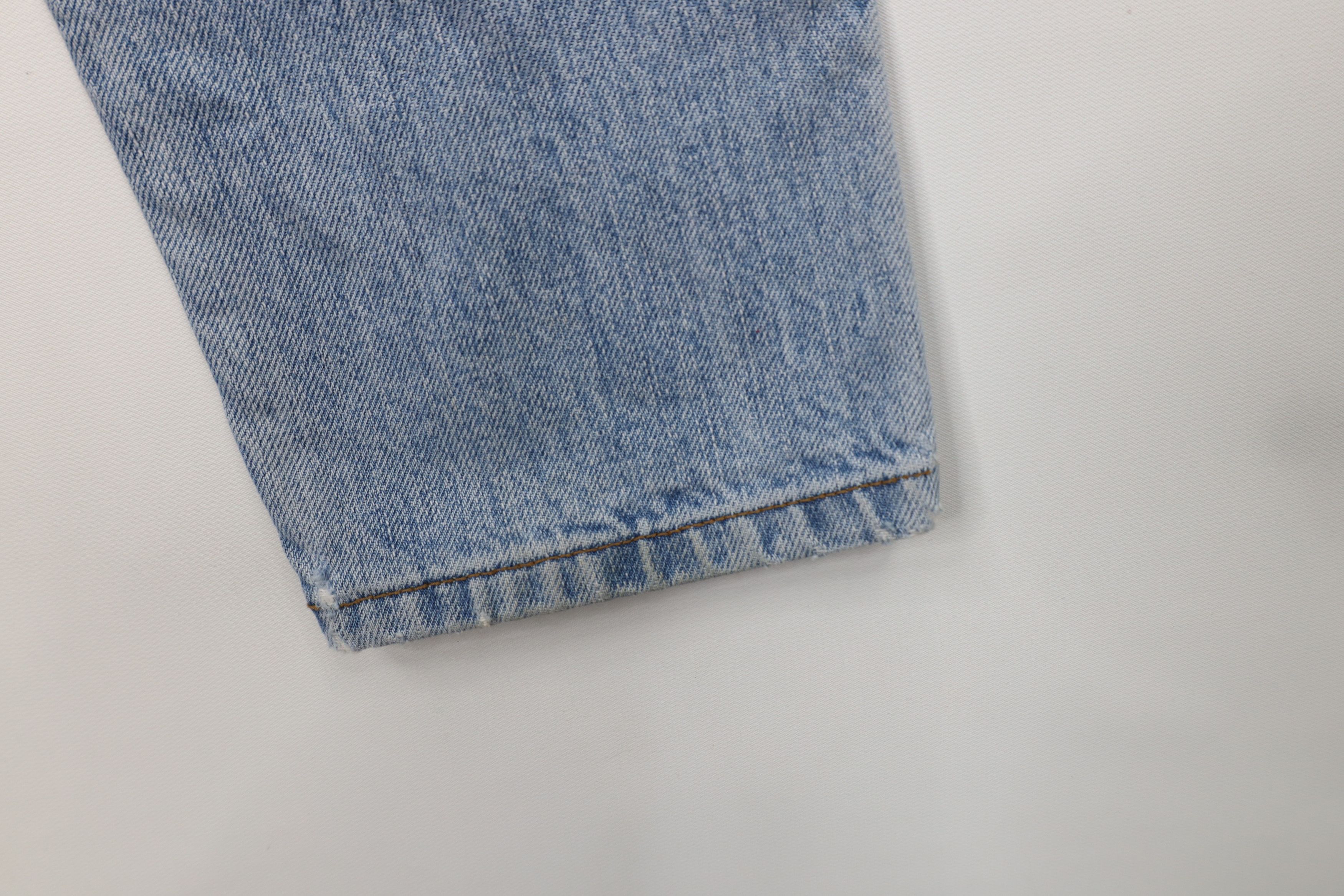Guess Vintage 80s 90s Guess Tapered Leg Denim Jeans Blue USA Size 31" - 5 Thumbnail