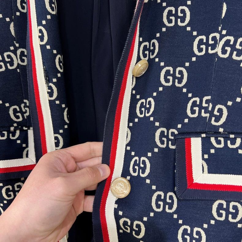Gucci Gucci Full-print old-fashioned suit jacket 2504-Nextarrow Size S / US 4 / IT 40 - 4 Thumbnail