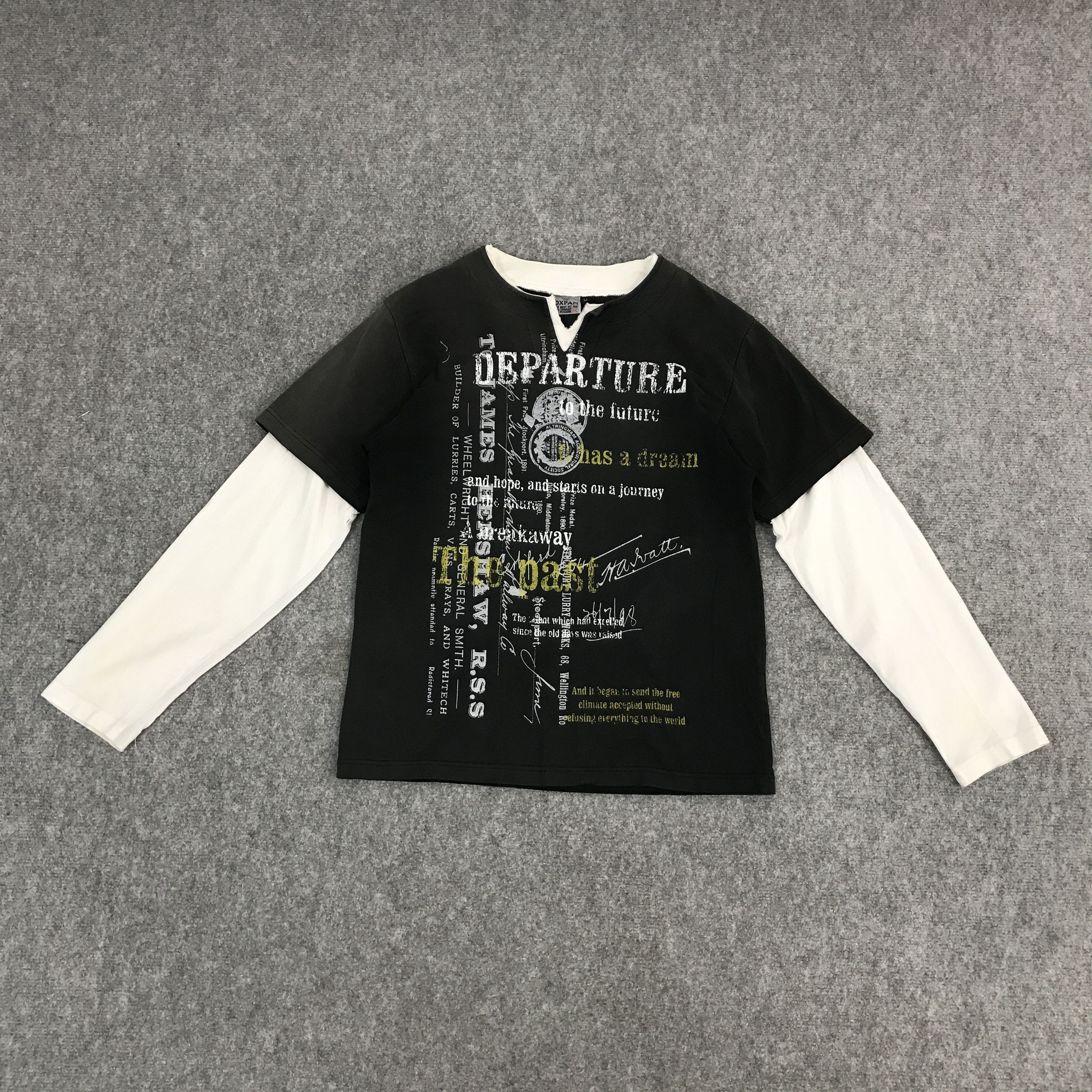 If Six Was Nine × Japanese Brand AUTHENTIC OMFAM LONG SLEEVE TSHIRTS Size US M / EU 48-50 / 2 - 1 Thumbnail