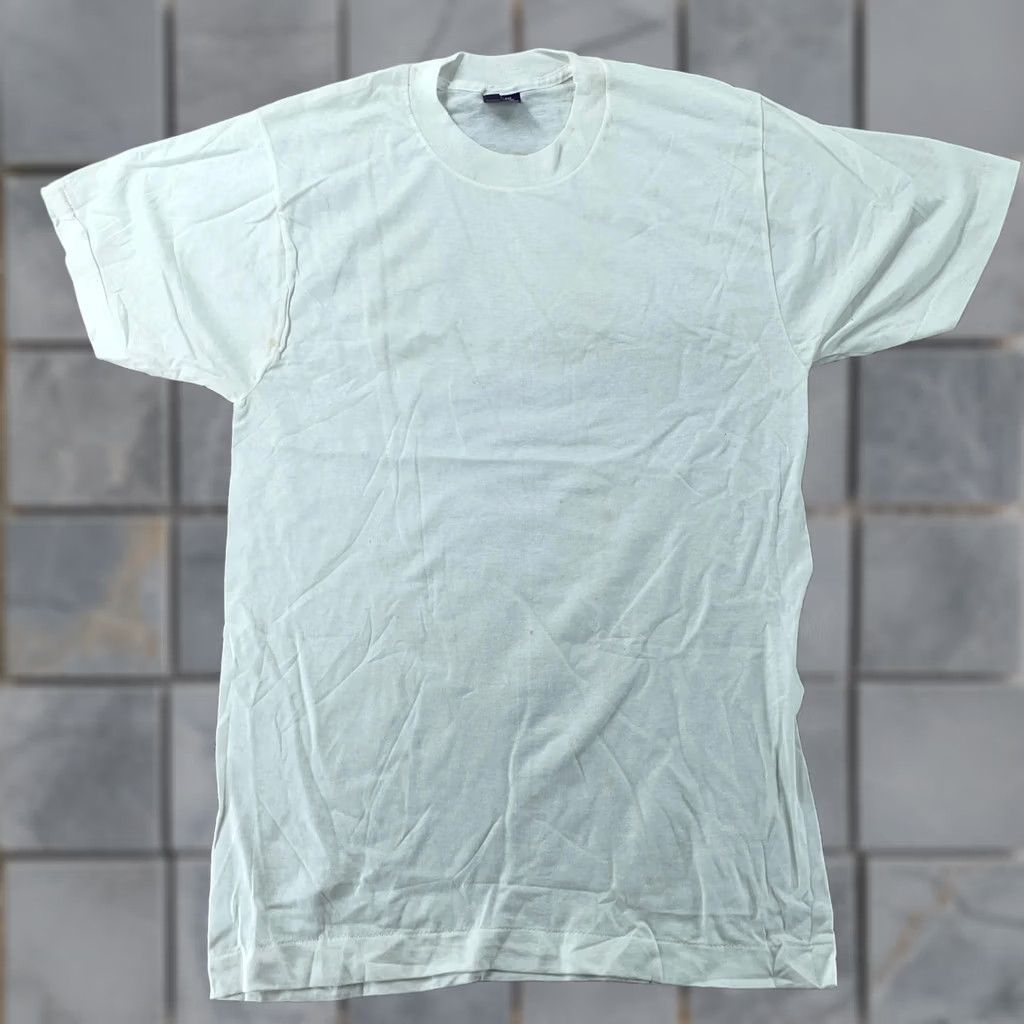 Vintage VINTAGE BVD Shirt Mens Small White 100% Combed Cotton Crewneck Plain Size US S / EU 44-46 / 1 - 1 Thumbnail