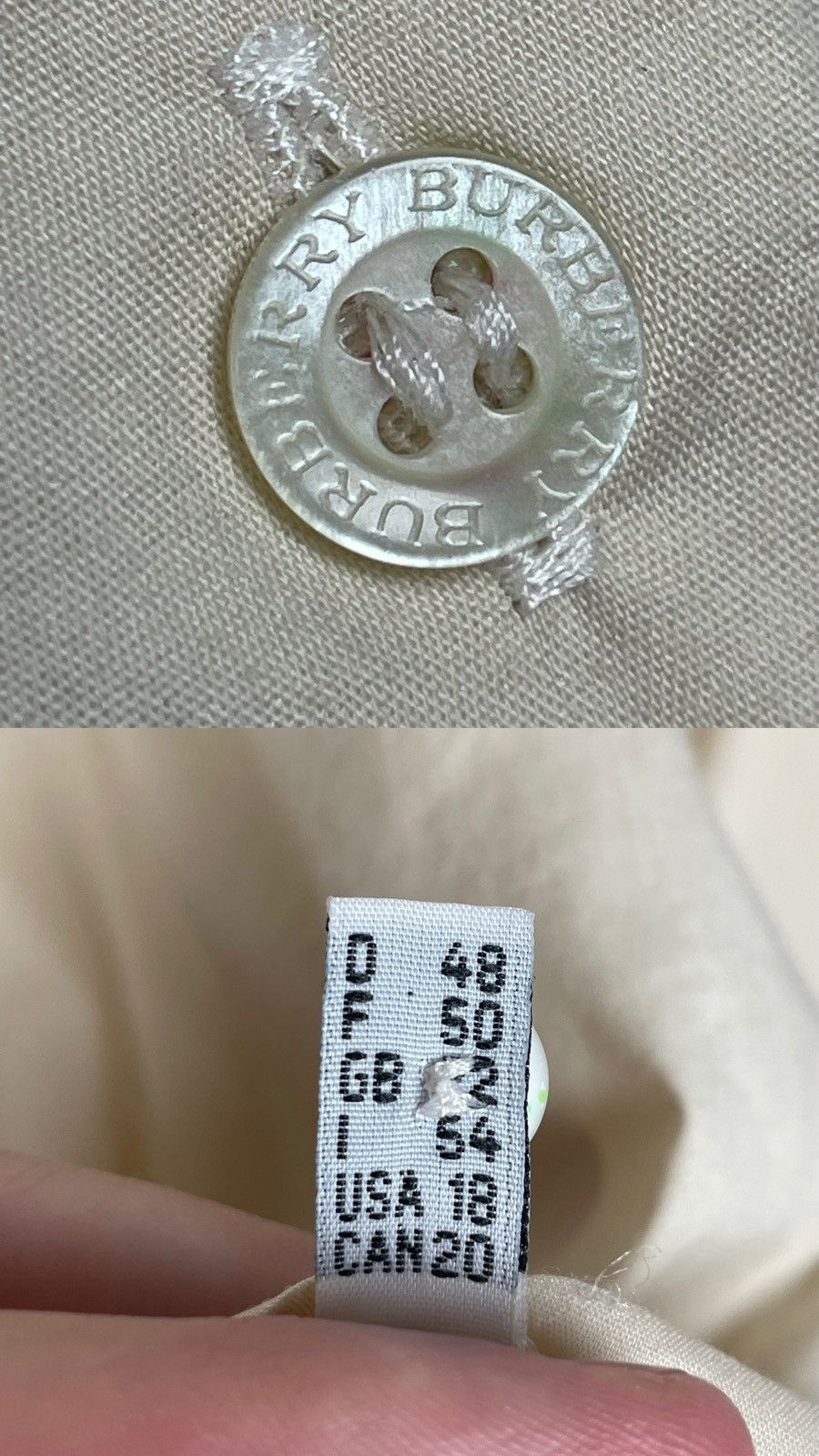 Burberry × Vintage Vintage Burberry London Nova Check Details Button Up Shirt Size US M / EU 48-50 / 2 - 9 Thumbnail
