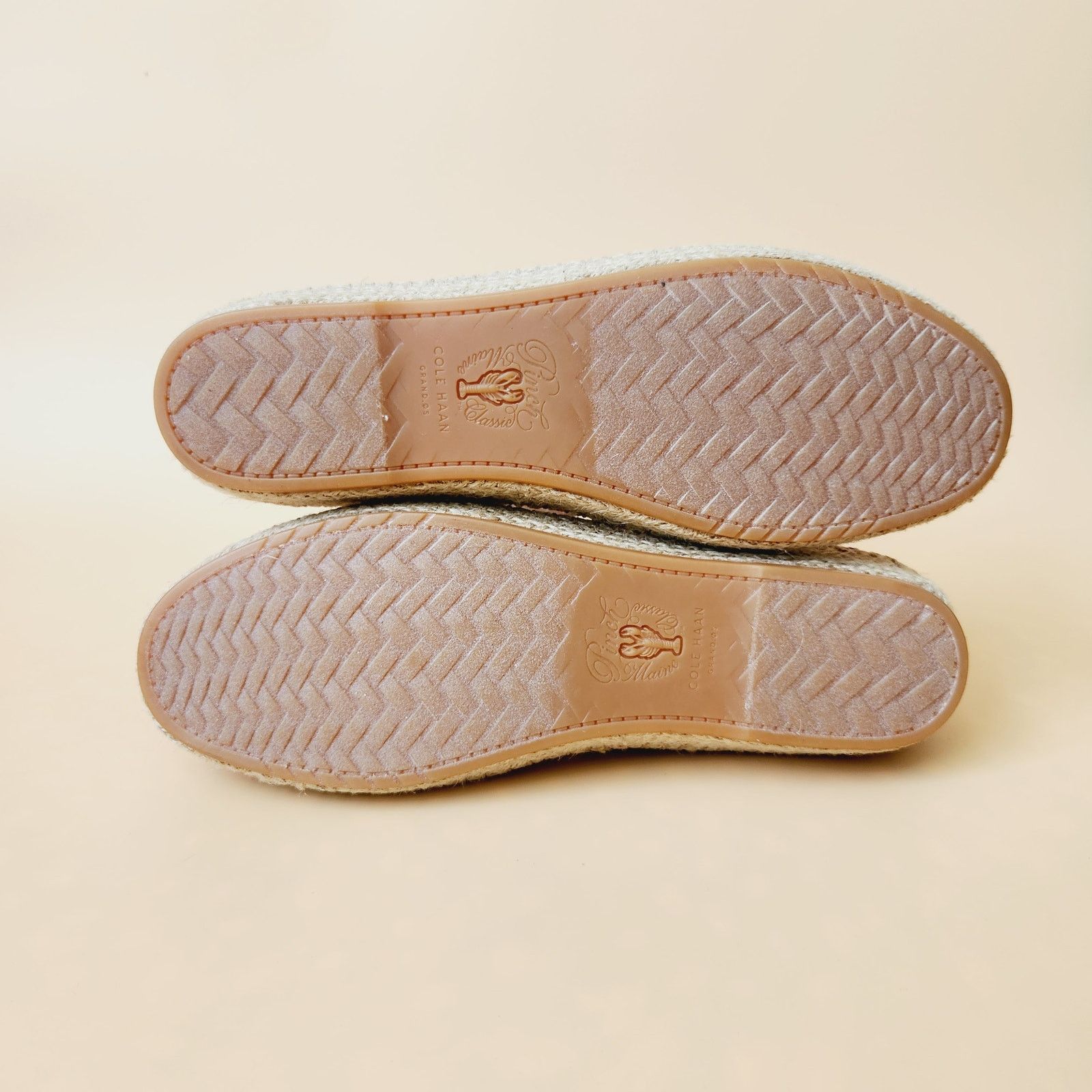 Cole Haan Cole Haan Women White/Pink Stripe Knit Espadrilles US 9.5 Size US 9.5 / IT 39.5 - 6 Thumbnail