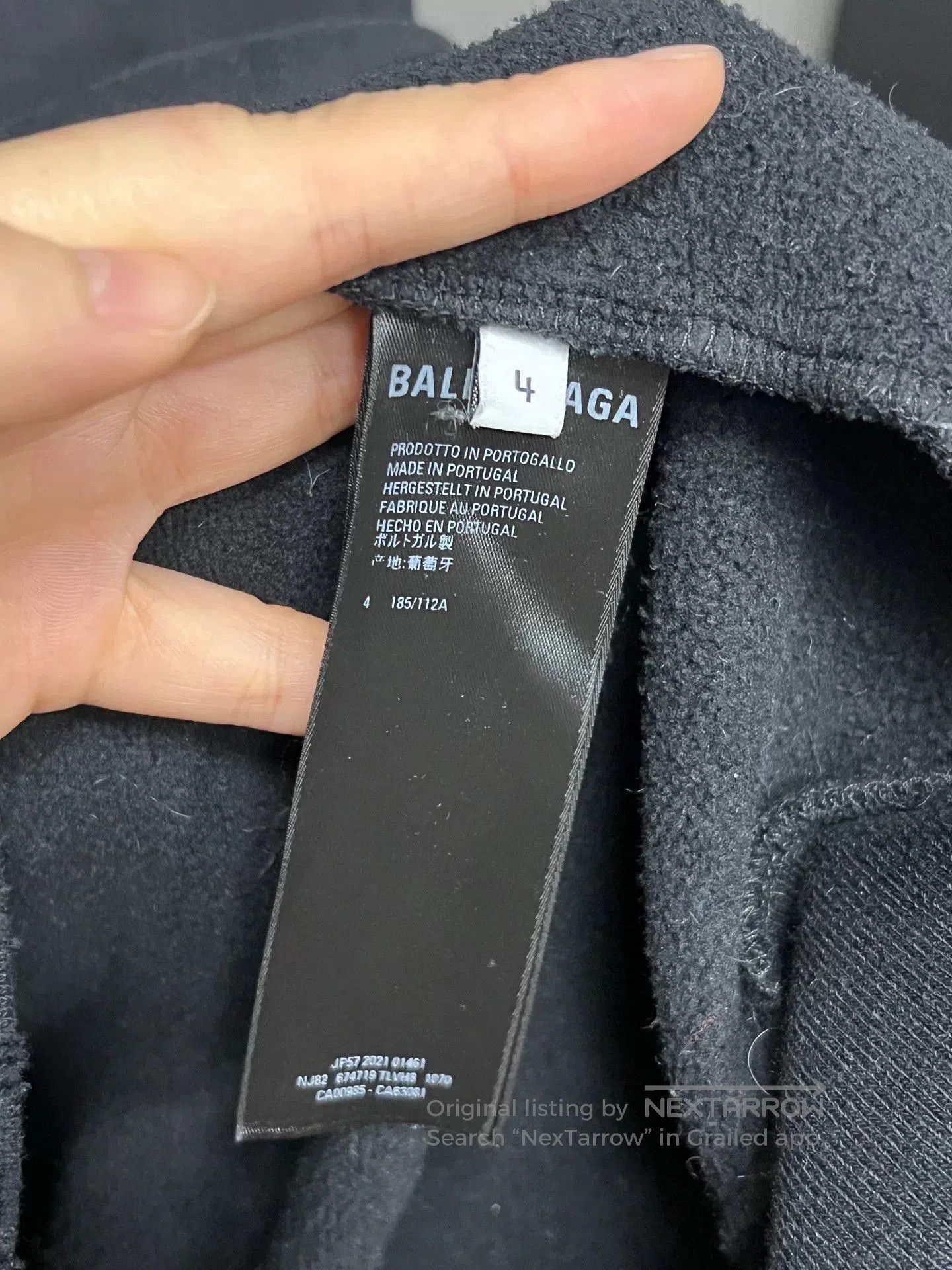Balenciaga balenciaga 3b embroidered hoodie size 4. Size US M / EU 48-50 / 2 - 3 Thumbnail