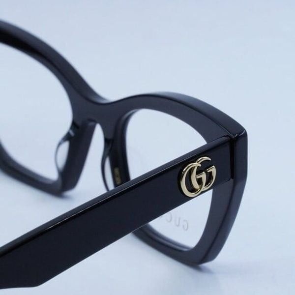 Gucci New Gucci GG1334O 001 Eyeglasses - Black Frame Size ONE SIZE - 8 Thumbnail