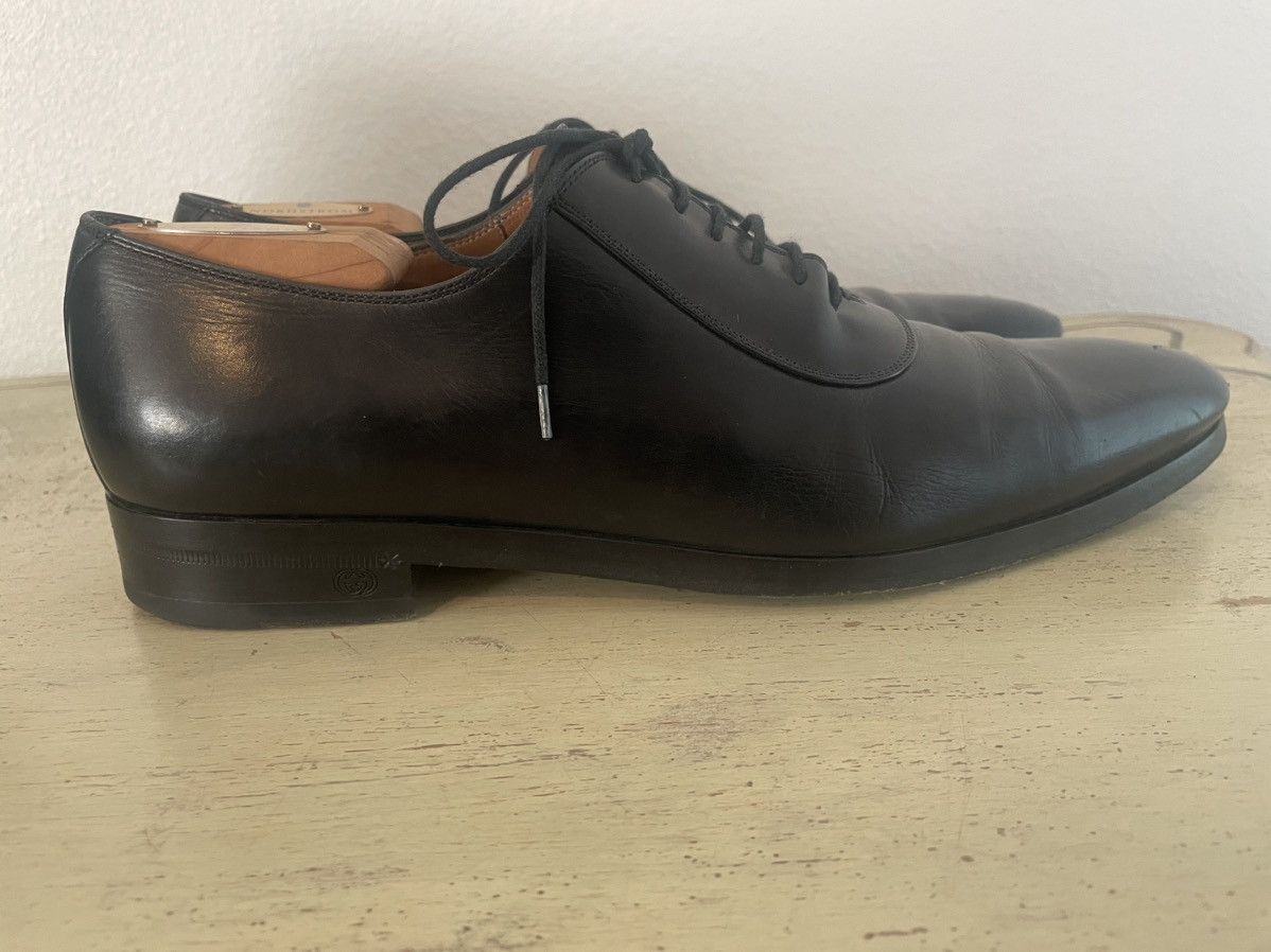 Gucci Plain Toe Leather Oxfords Size US 9 / EU 42 - 5 Thumbnail