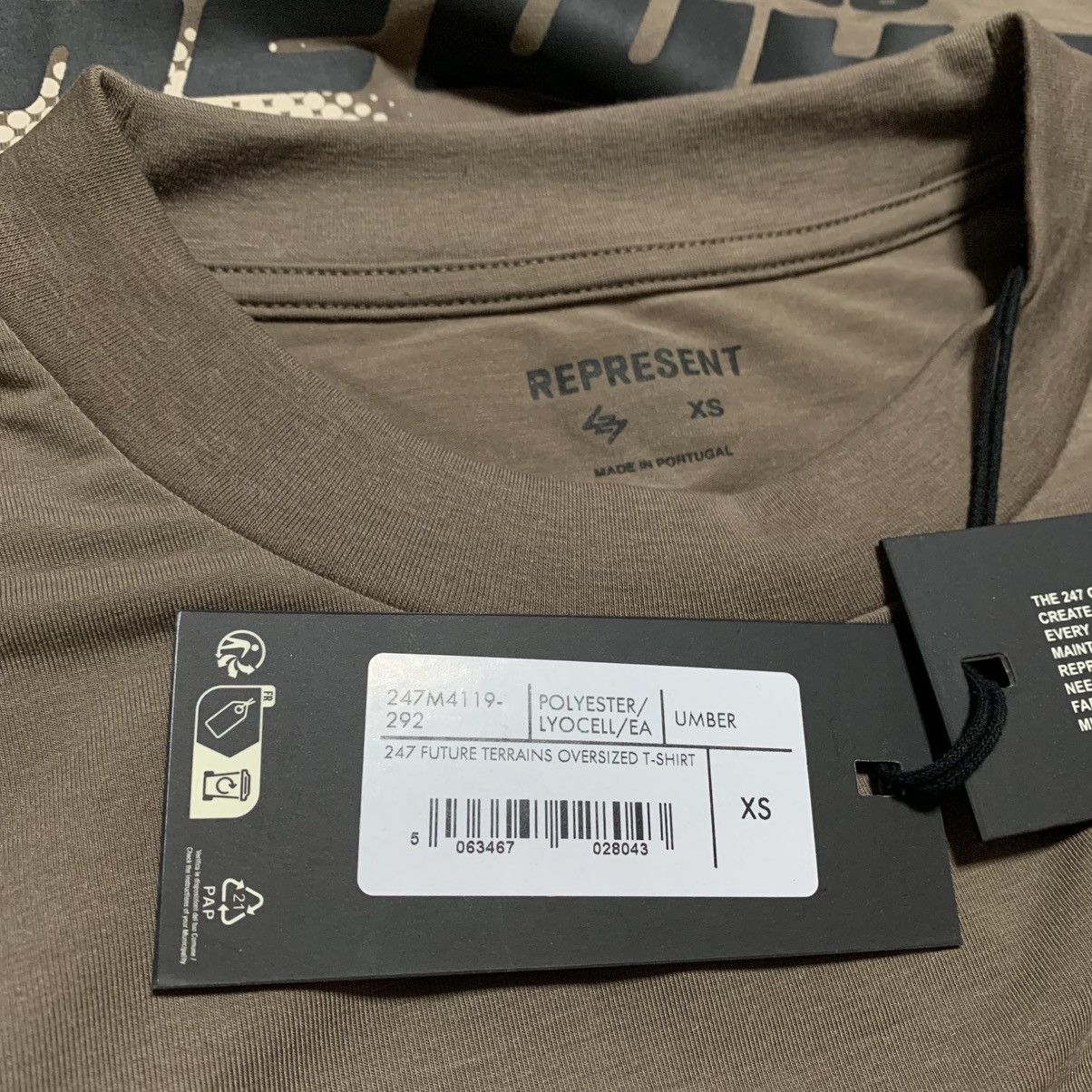 Represent Clo. Represent XS 247 Future Terrains Oversized Tee Umber Size US XS / EU 42 / 0 - 4 Thumbnail