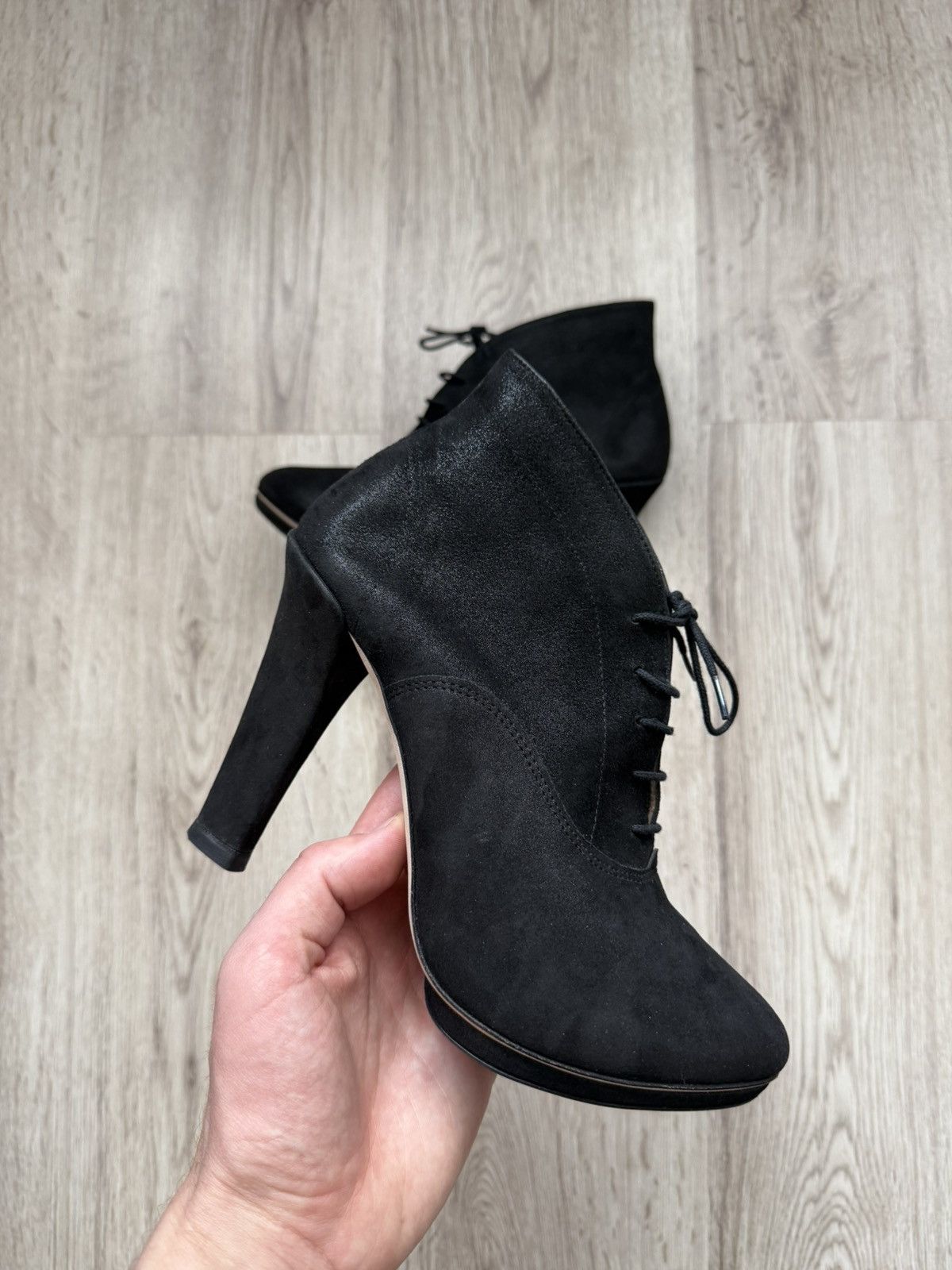 Repetto Repetto Heeled Lace Up Leather Ankle Boots EU37 Size US 7 / IT 37 - 2 Thumbnail