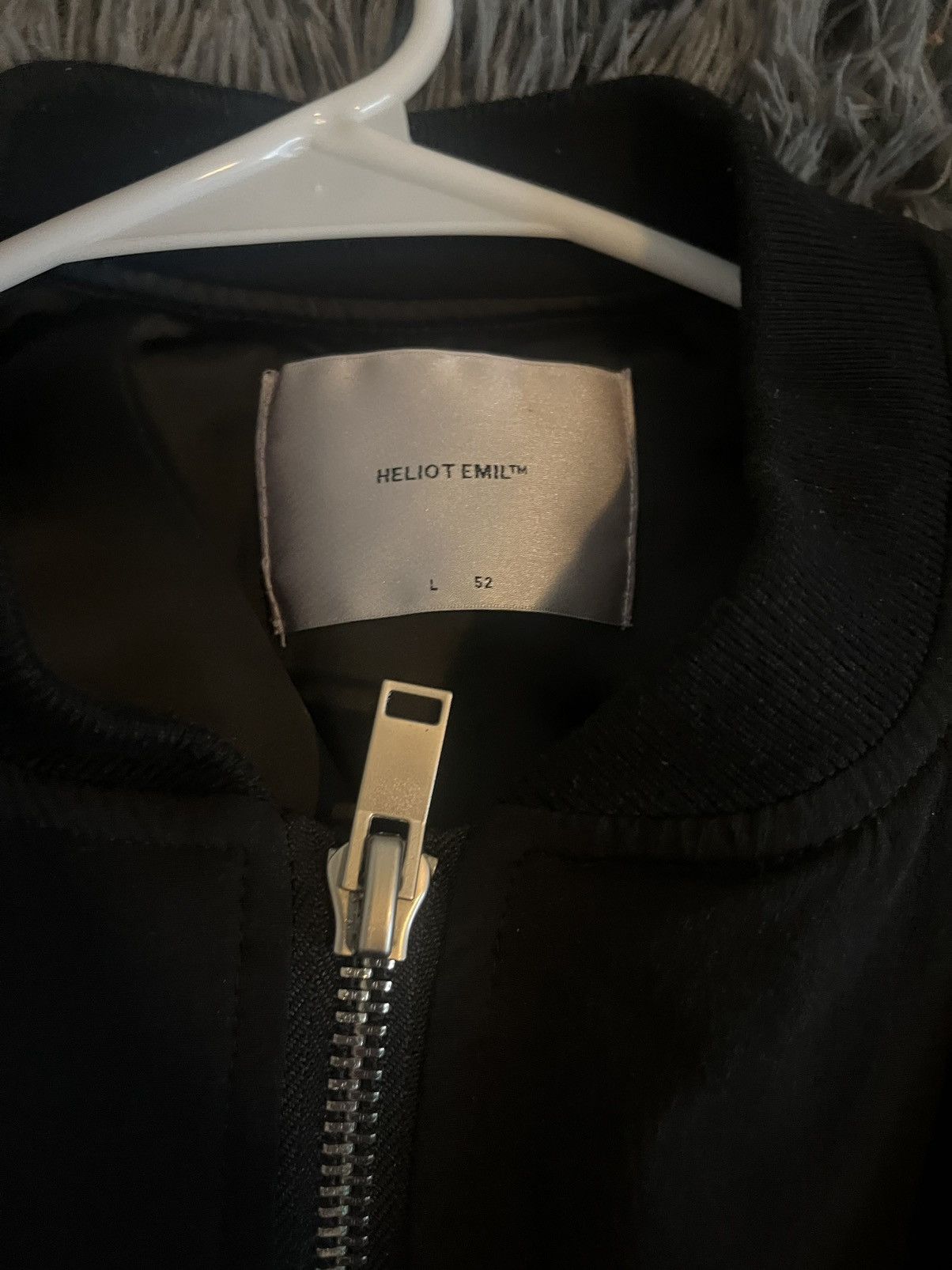 Heliot Emil Heliot Emil - Black Bomber Jacket - RARE Size US L / EU 52-54 / 3 - 4 Thumbnail