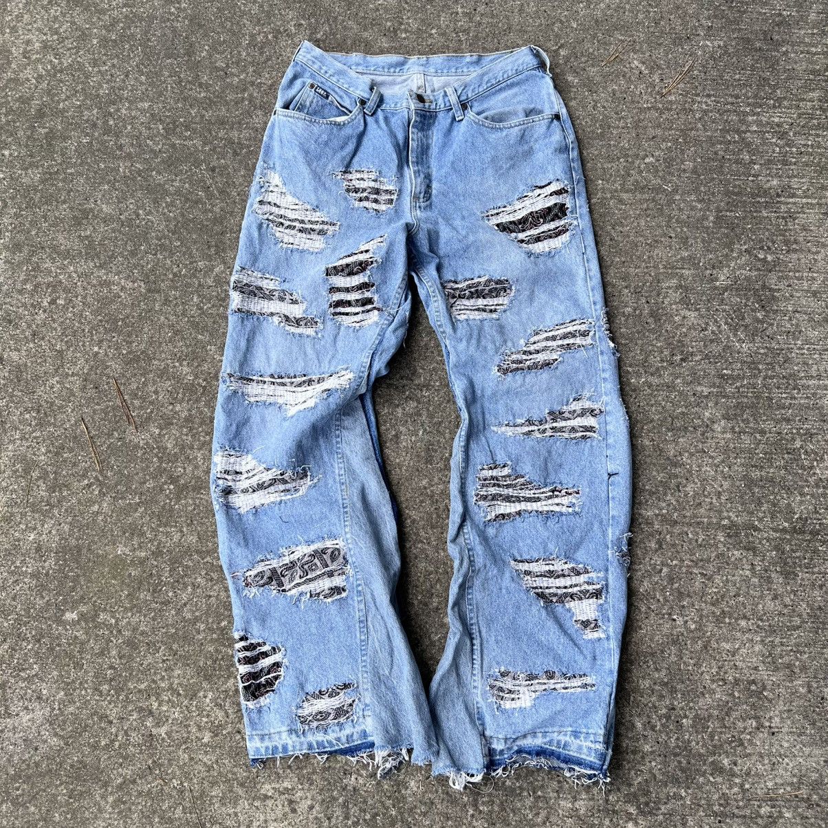 Other Distressed and Repaired baby blugrey Size US 34 / EU 50 - 1 Thumbnail