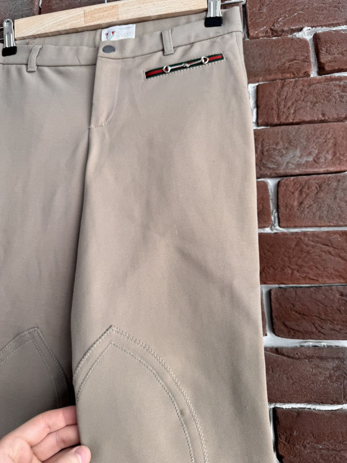Gucci Gucci Equestrian Bondage Pants Women’s 38IT Sand designer Size 26" / US 2 / IT 38 - 3 Thumbnail