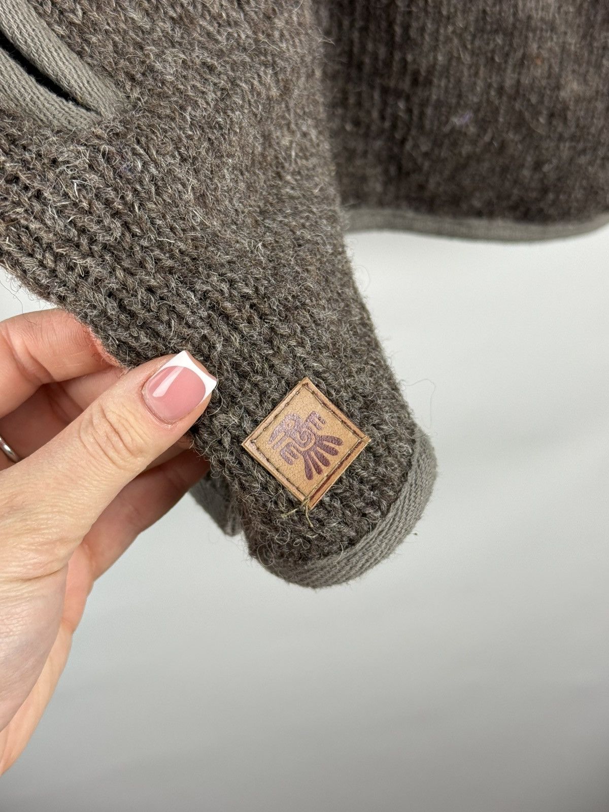 Other Pachamama 1/4 Zip Heavy Hand Knitted Wool Sweater Pullover Size US M / EU 48-50 / 2 - 9 Thumbnail