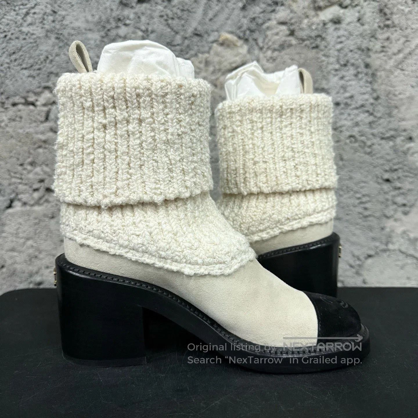 Chanel Chanel Lamb Wool Boots. Size US 4 / IT 34 - 4 Thumbnail