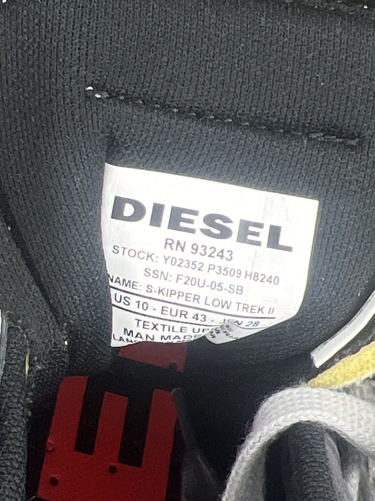 Diesel Diesel S-Kipper Low Trek II Size US 10 / EU 43 - 6 Thumbnail
