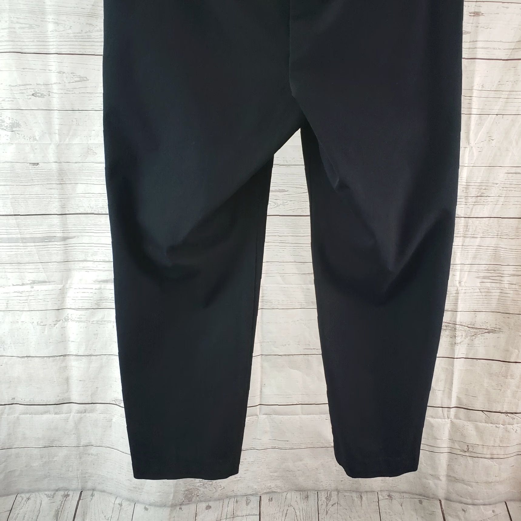 J. Jill J Jill Womens Precision Stretch Cropped Pants Sz 16 Black Mid Rise Side Zip Size 38" / US 16 / IT 52 - 5 Thumbnail