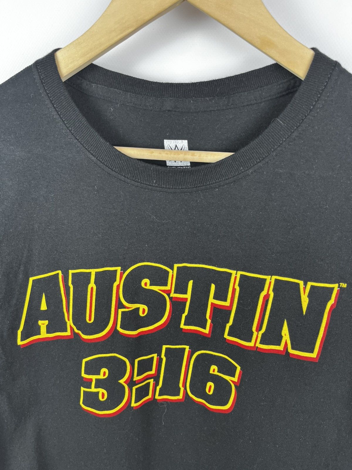 WWE Austin 3:16 Stone Cold Steve Flaming Skull T-Shirt WWF WWE Size US M / EU 48-50 / 2 - 3 Thumbnail