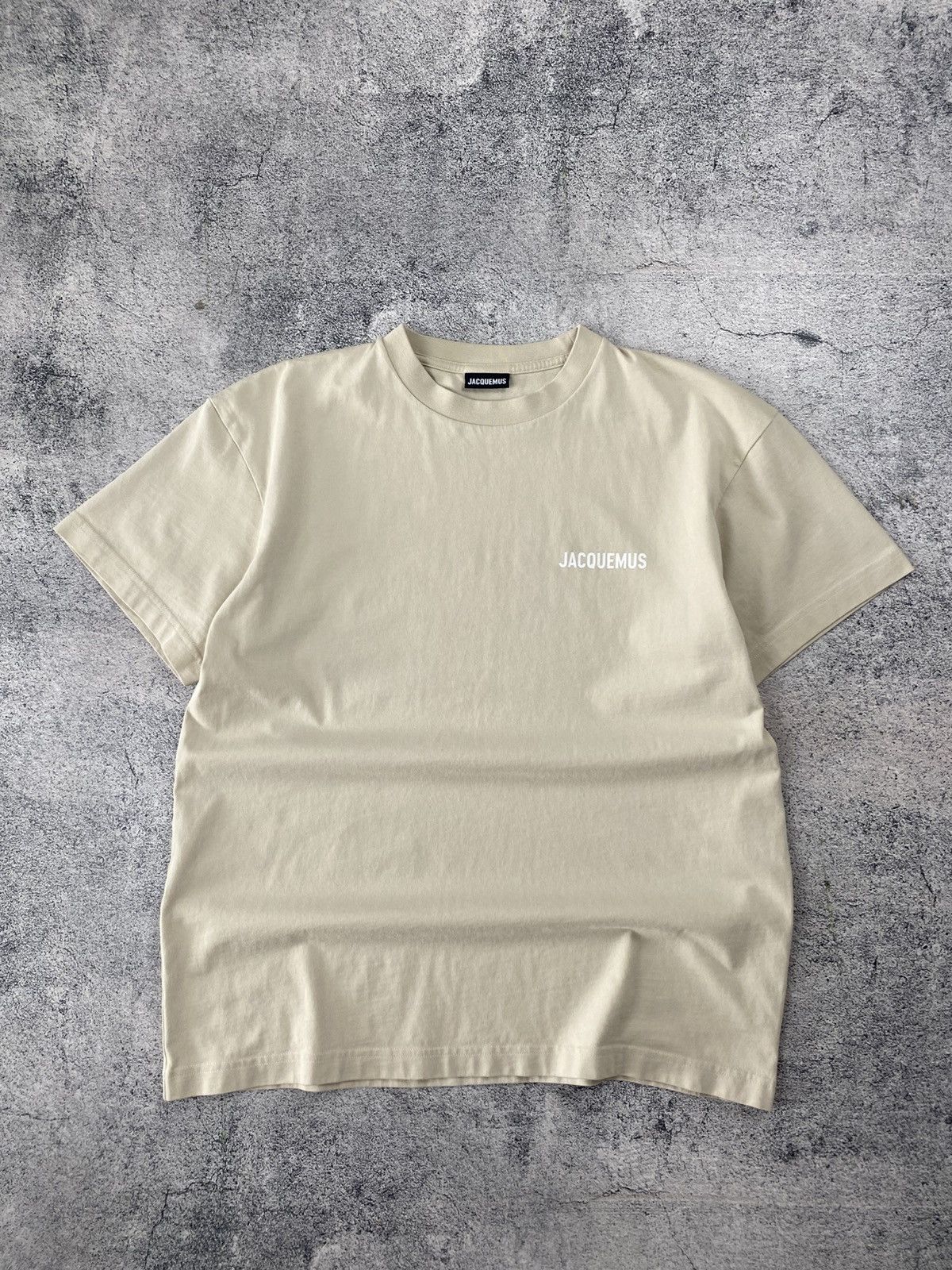 Jacquemus Rare Jacquemus Hype Beige Tee Size US M / EU 48-50 / 2 - 1 Thumbnail