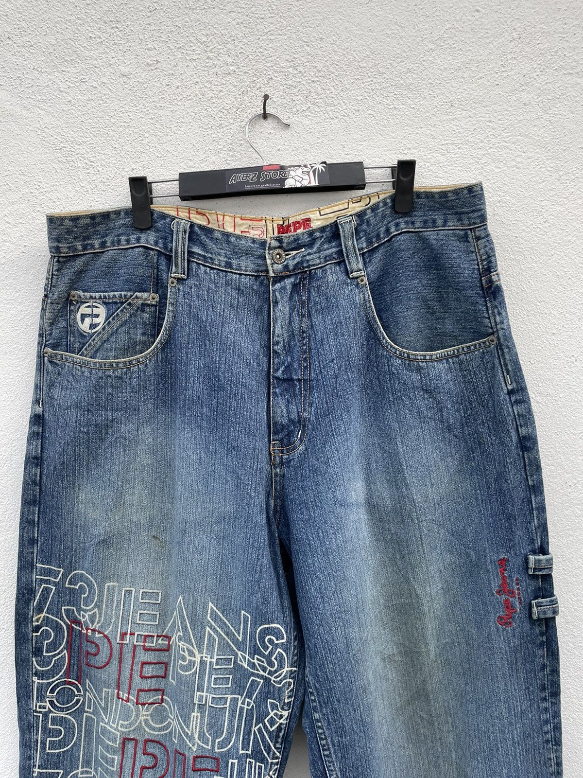 JNCO × Pepe Jeans Vintage PEPE JEANS Baggy Loose Jeans Size US 38 / EU 54 - 3 Thumbnail