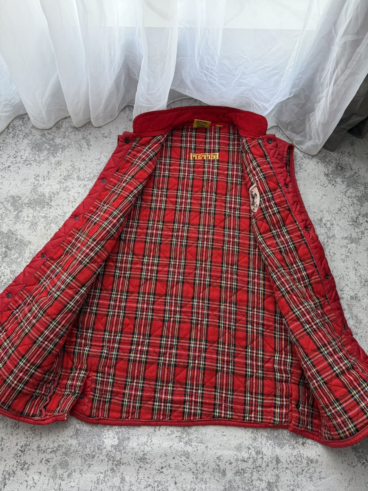 Ferrari Vintage 1996 Ferrari Racing Quilted Vest Jacket Size US XXL / EU 58 / 5 - 13 Thumbnail