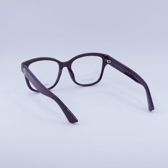 Gucci 🕶️ New Gucci GG1340O 004 Eyeglasses - Burgundy Frame Size ONE SIZE - 9 Thumbnail