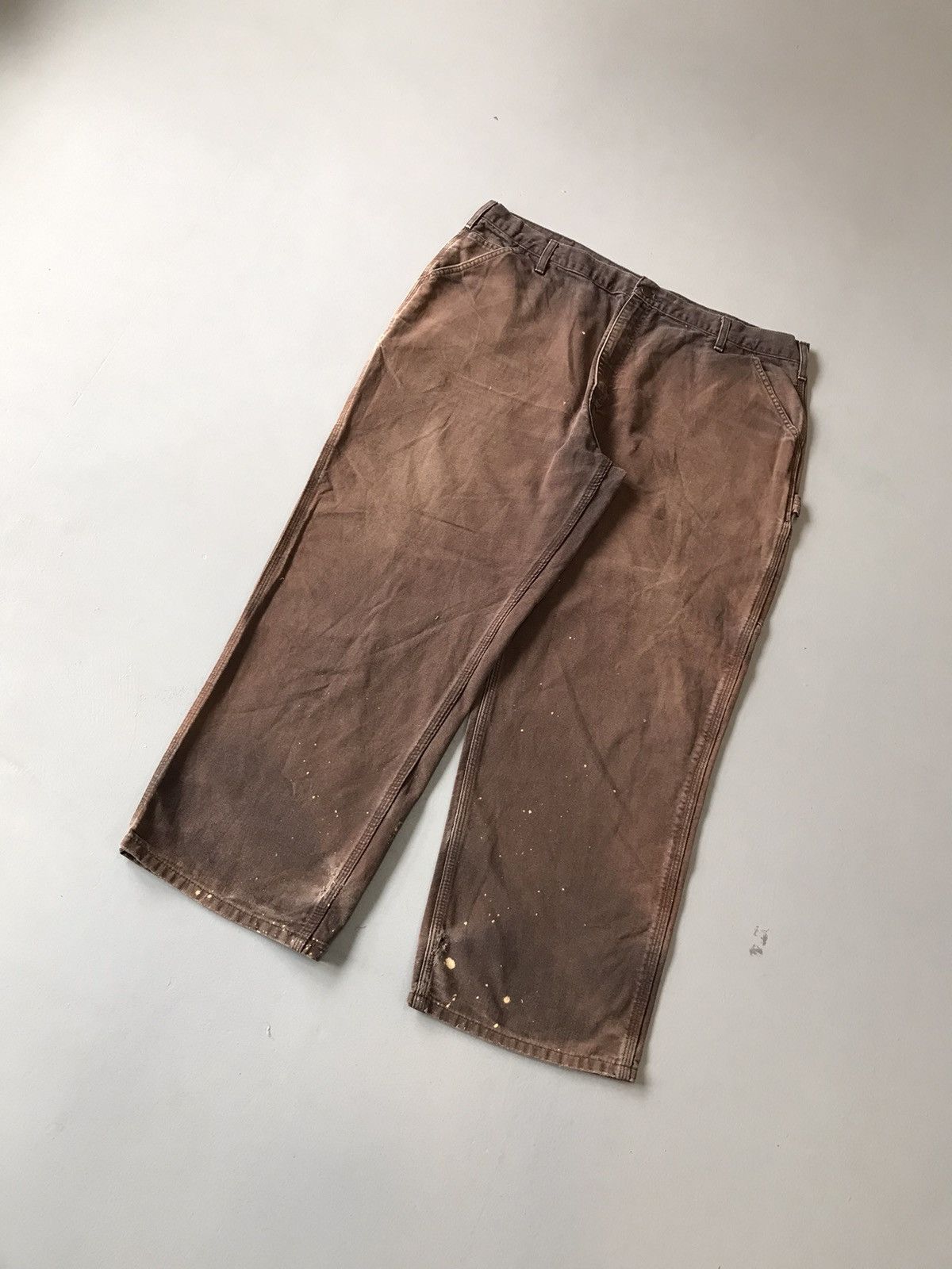 Carhartt Vintage carhartt faded carpenter workwear denim Size US 44 / EU 60 - 3 Thumbnail