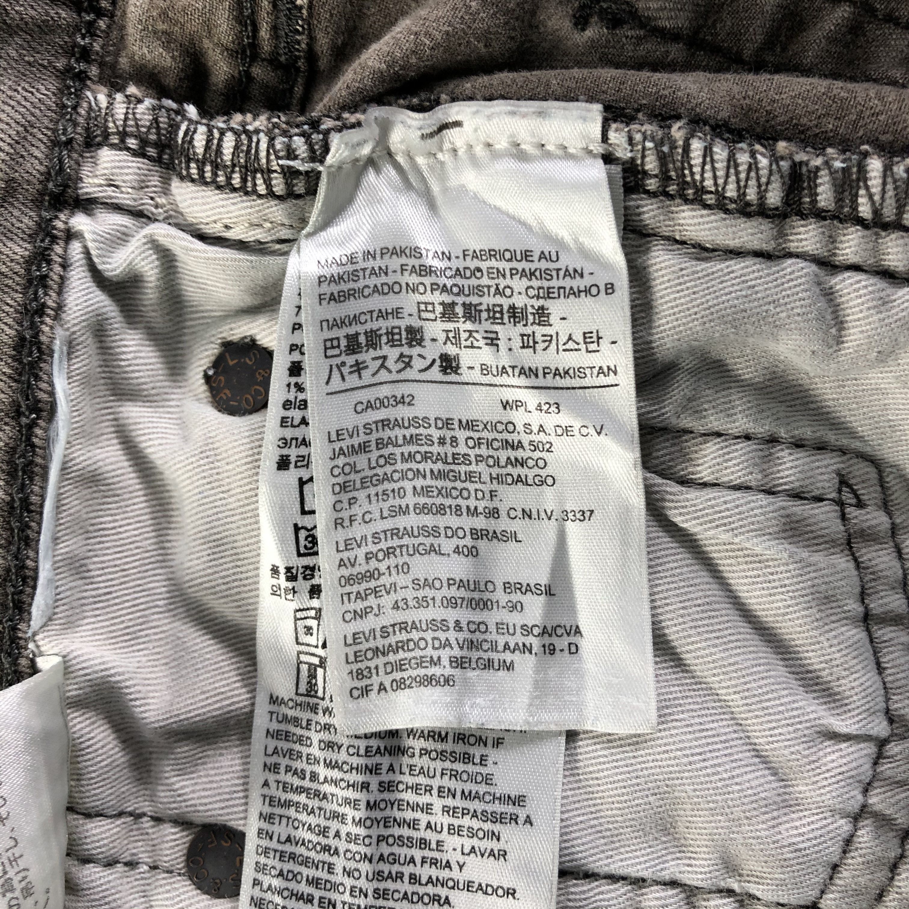 Levi's Vintage Levis 511 Jeans-J4356 Size US 29 - 9 Thumbnail