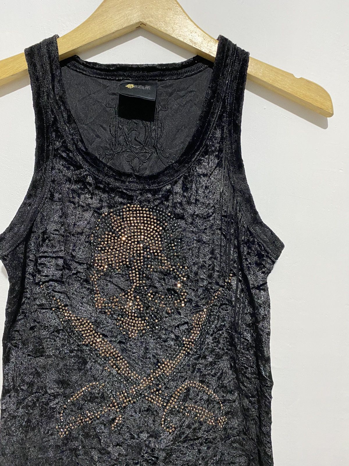 If Six Was Nine × Japanese Brand × Le Grande Bleu (L.G.B.) Jpg style skull glitter velvet tank-top japanese brand Size US M / EU 48-50 / 2 - 3 Thumbnail