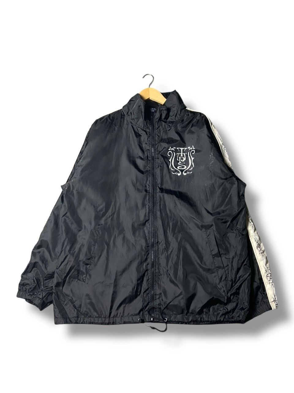 Japanese Brand Vintage Dragon Tempest Full Zip Windbreaker Jacket (172) Size US L / EU 52-54 / 3 - 1 Thumbnail