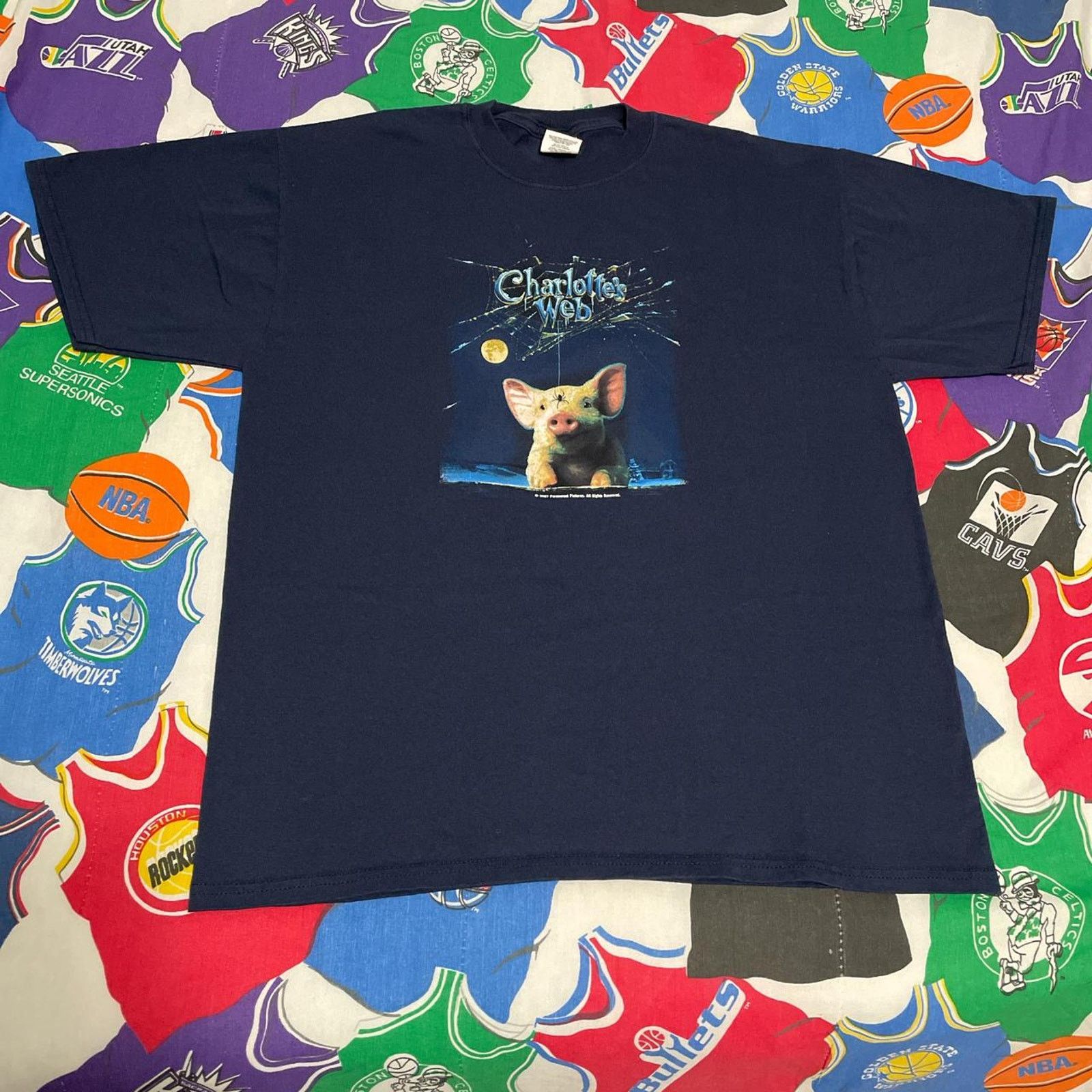 Y2K 2007 Charlotte’s Web Paramount Nickelodeon Movie Tee