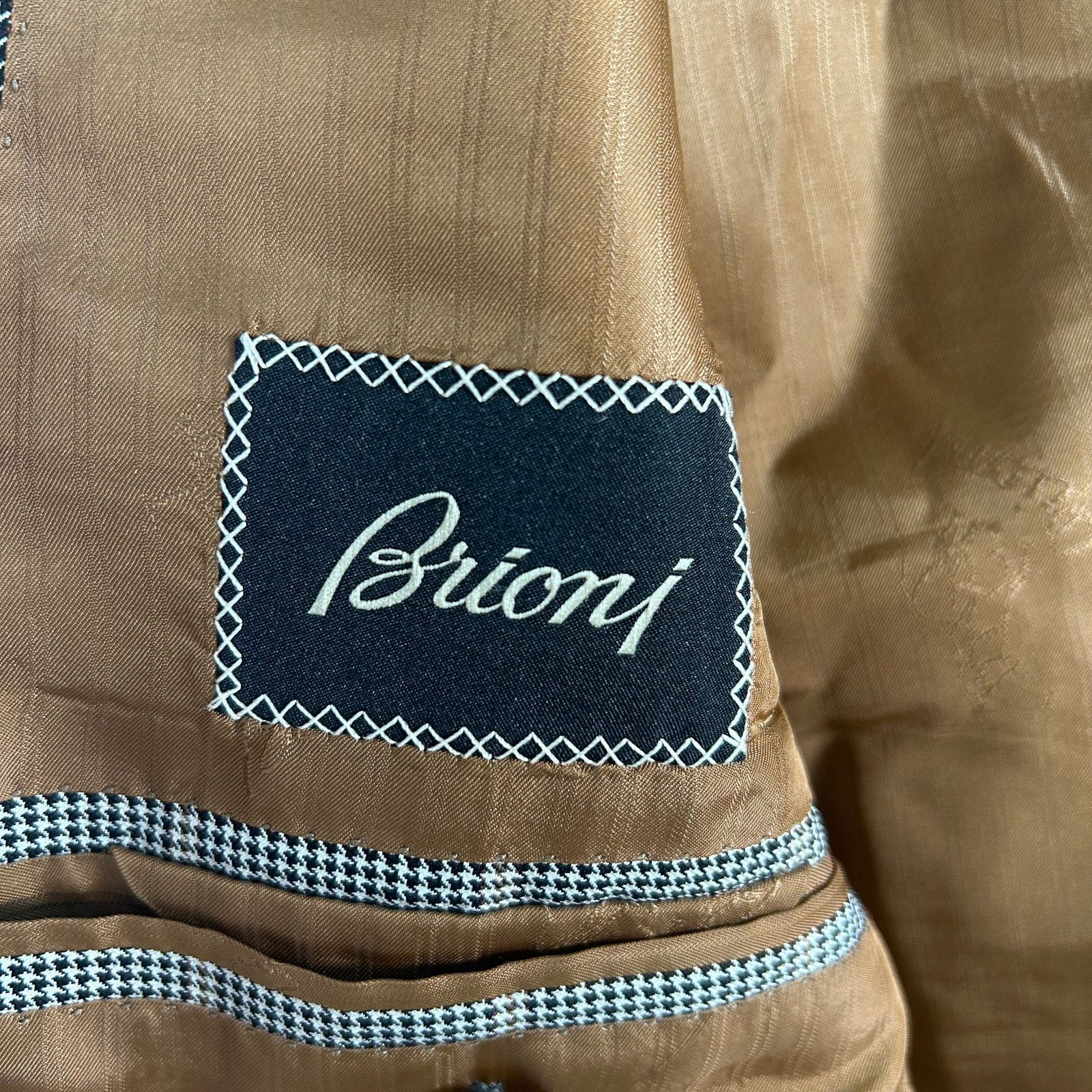 Brioni Brioni Houndstooth Blazer Size L Size 44L - 4 Thumbnail