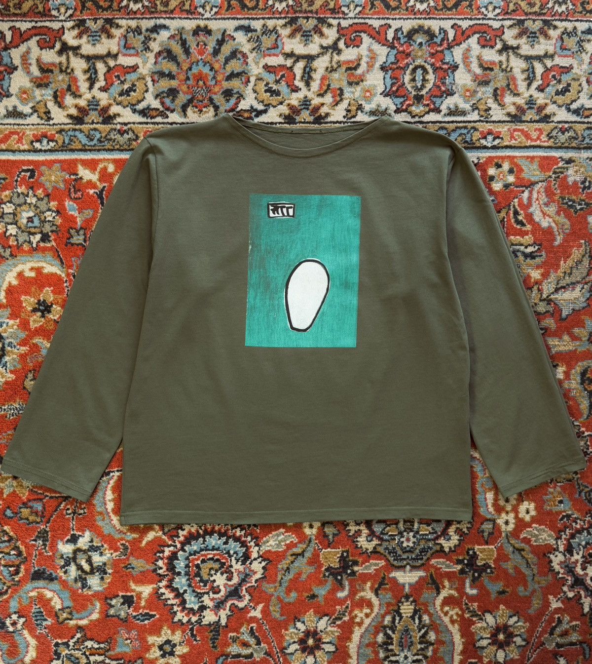agnes b. Agnes B Emil Halmos Artist Boxy Fit Bowie Long Sleeve Tee Size US M / EU 48-50 / 2 - 6 Thumbnail