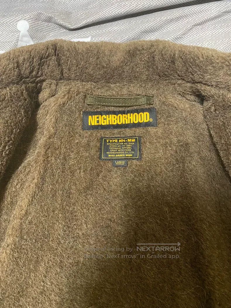 Neighborhood Neighborhood Fur Collar Wool Lined Jacket Size US L / EU 52-54 / 3 - 7 Thumbnail