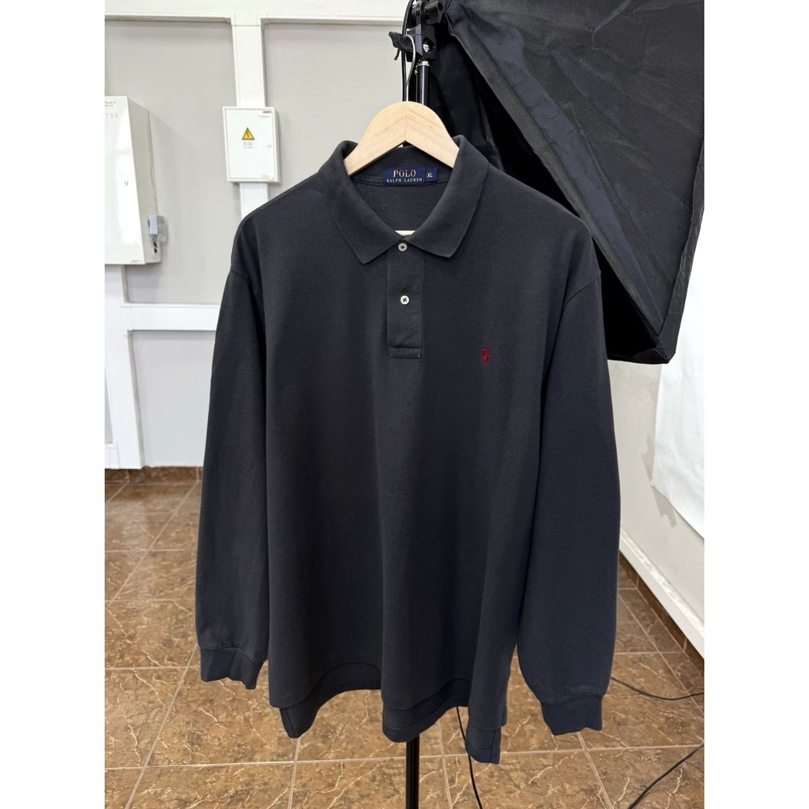 Ralph Lauren Polo Ralph Lauren Classic Long Sleeve Red Pony Rare Retro XL Mens Shirt Size US XL / EU 56 / 4 - 2 Thumbnail