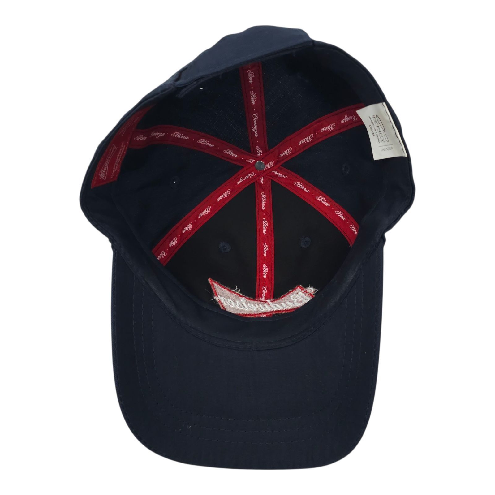 Budweiser Budweiser Strapback Cap Embroidered Logo Trucker Baseball Size ONE SIZE - 5 Thumbnail