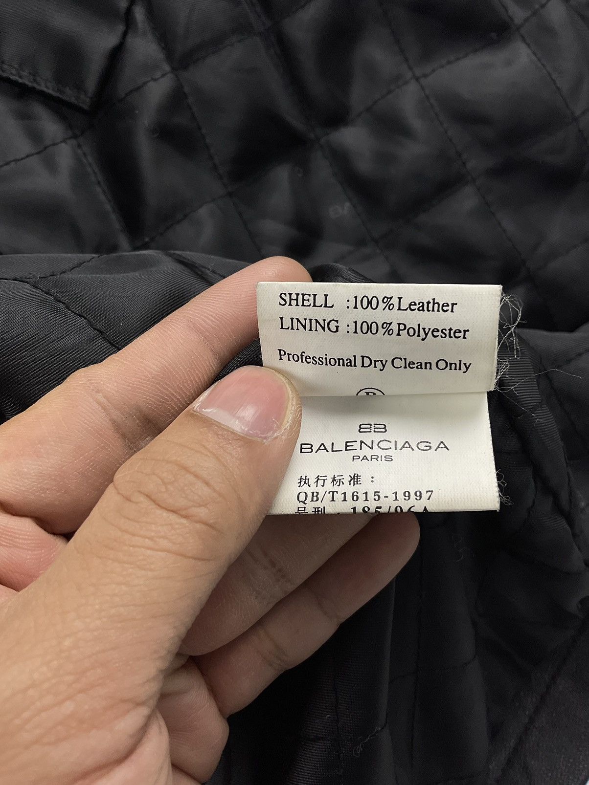 Balenciaga Vintage Balenciaga Leather Jacket Size US XL / EU 56 / 4 - 17 Thumbnail