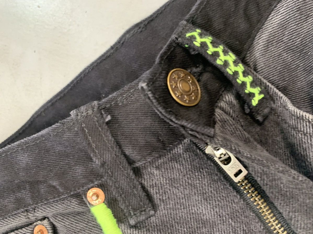 Levi's upcycled neon thread printed baggy fit denim Size US 30 / EU 46 - 4 Thumbnail