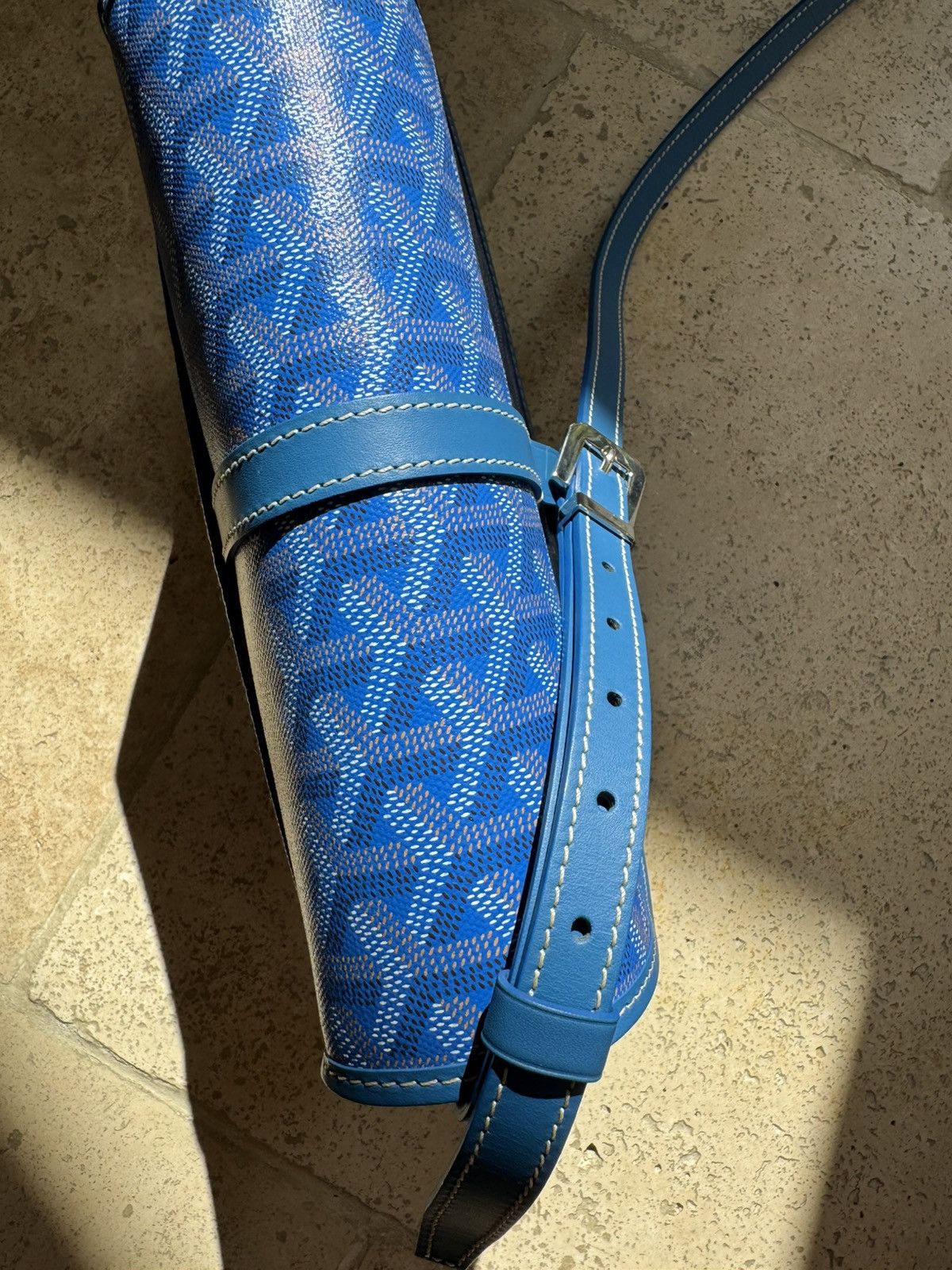 Goyard Authentic - GOYARD BELVEDERE II SKY BLUE PM MESSENGER BAG Size ONE SIZE - 12 Thumbnail