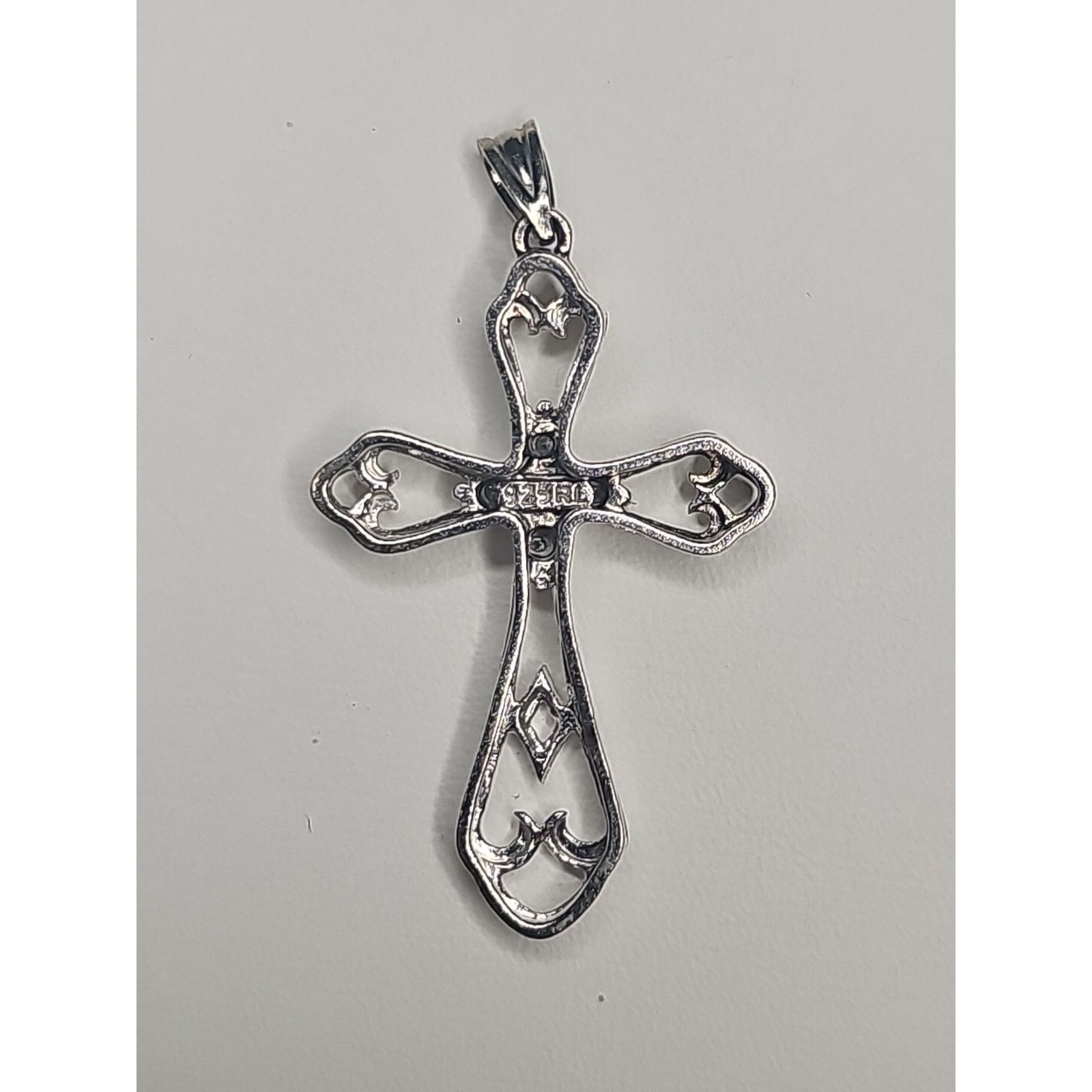 Other Silver 925 Fashion Cross Crucifex Charm Pendant Size ONE SIZE - 7 Thumbnail