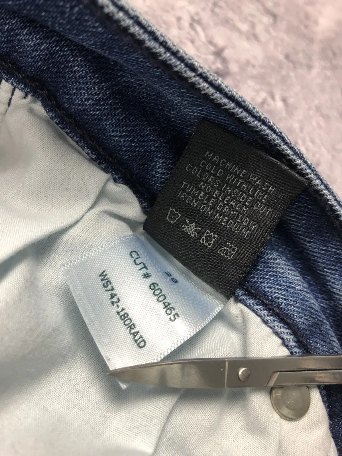 Rta RTA Peace Patch Blue Denim Cross Jeans Streetwear Size 28" / US 6 / IT 42 - 10 Thumbnail